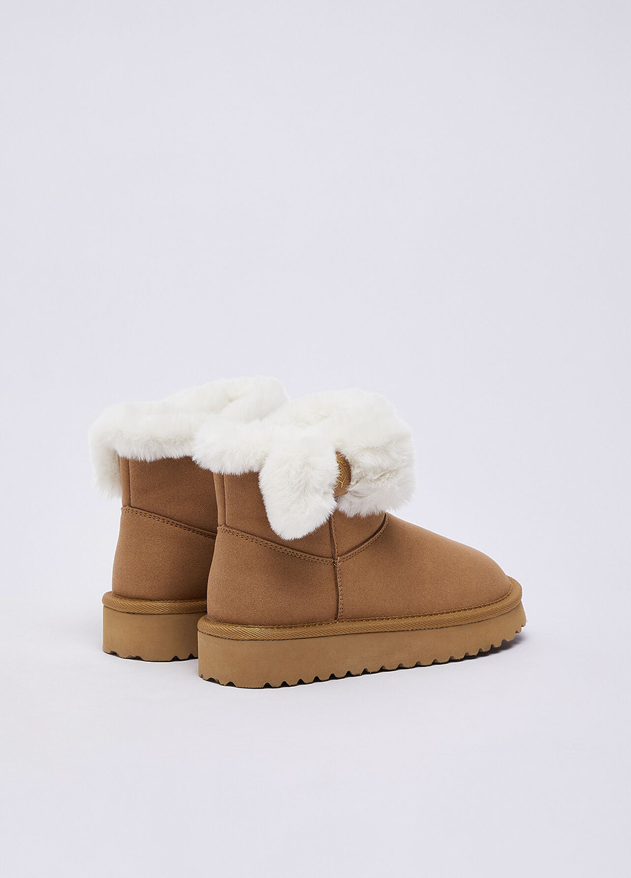 Stivaletti warm - COGNAC BROWN
