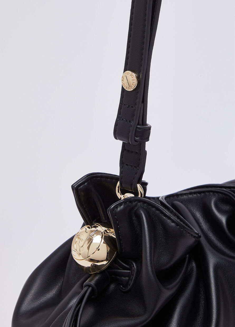 Borsa a spalla Riccy media - BLACK