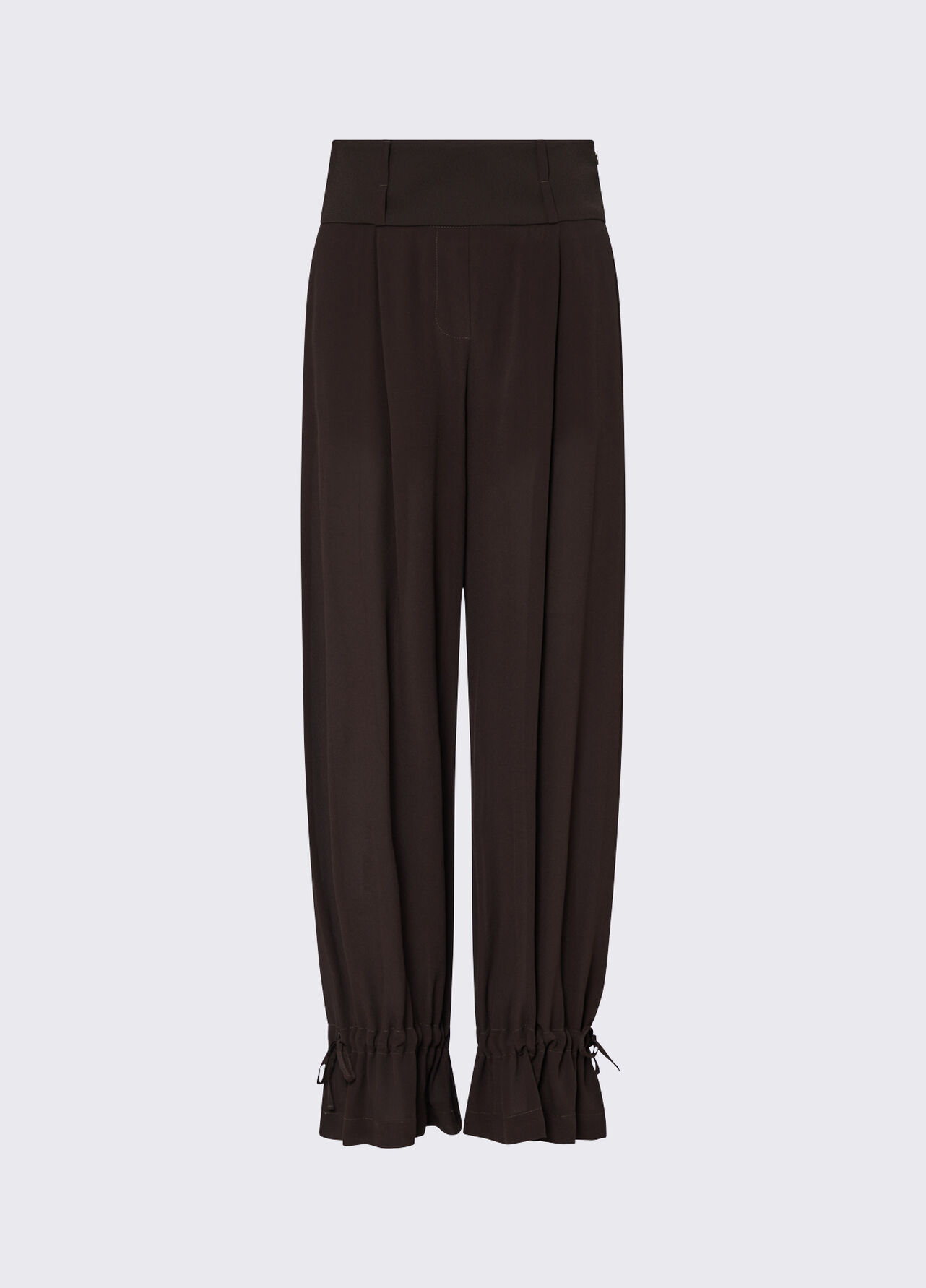 Pantaloni ampi con coulisse - MOCHA