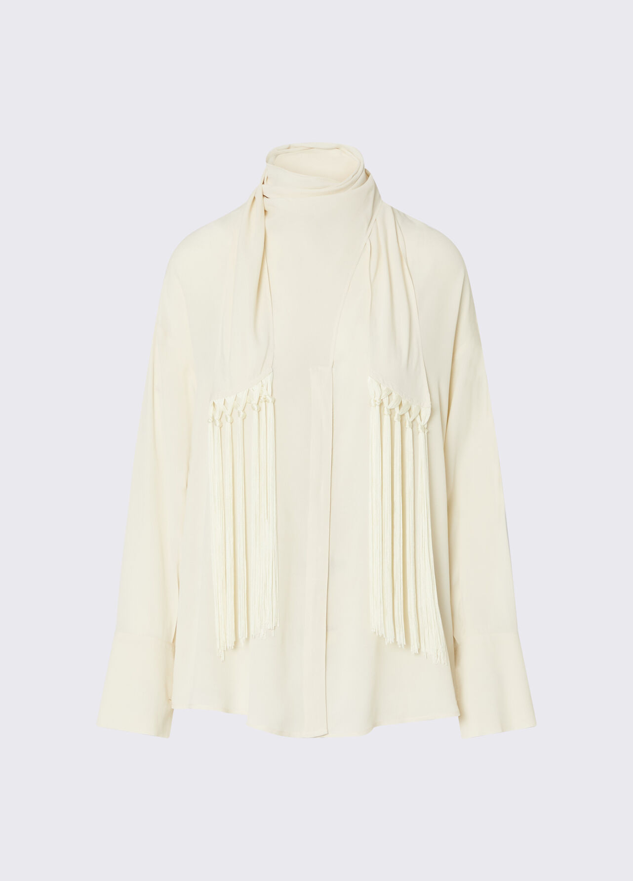Camicia con sciarpa - BUTTER CREAM