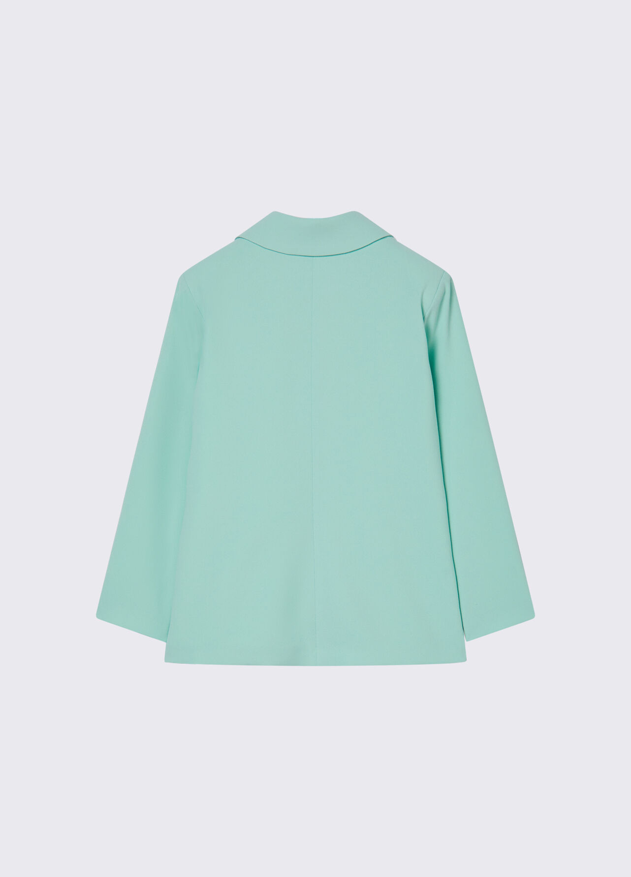 Giacca in envers satin - MINT GREEN