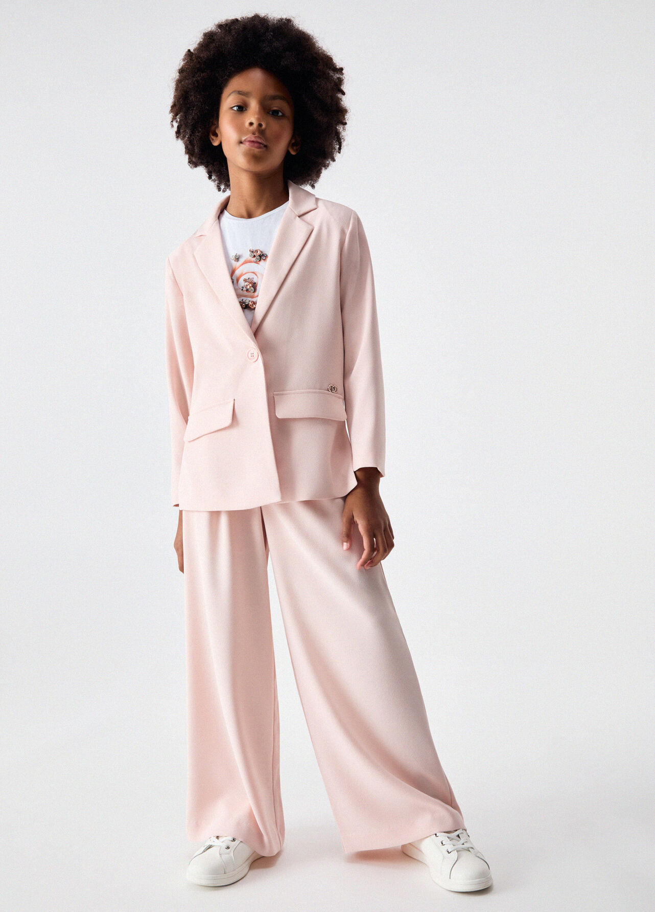 Giacca in envers satin - PEACH PINK