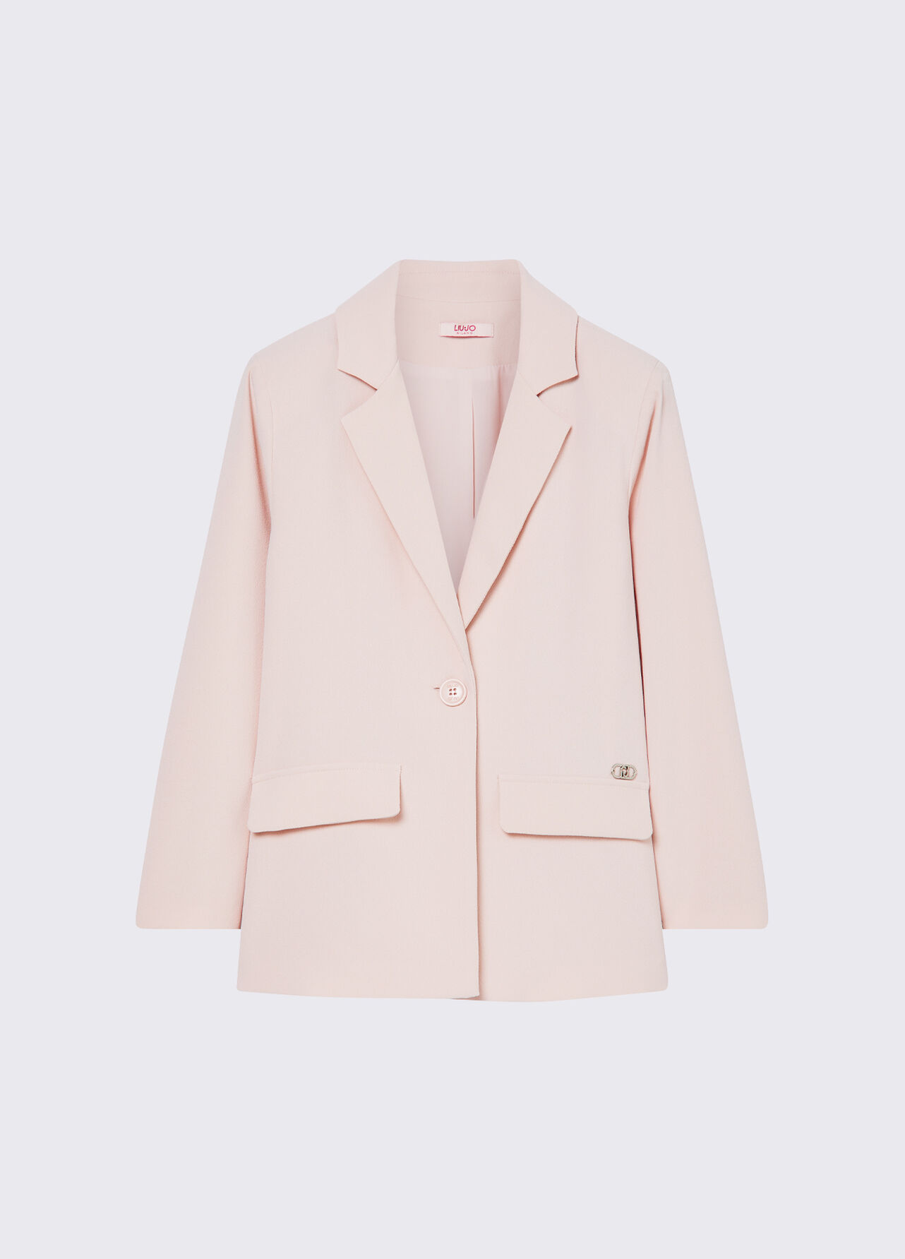 Giacca in envers satin - PEACH PINK