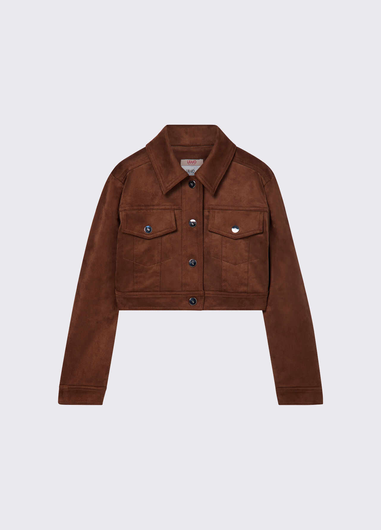 Giacca in microfibra - BROWN