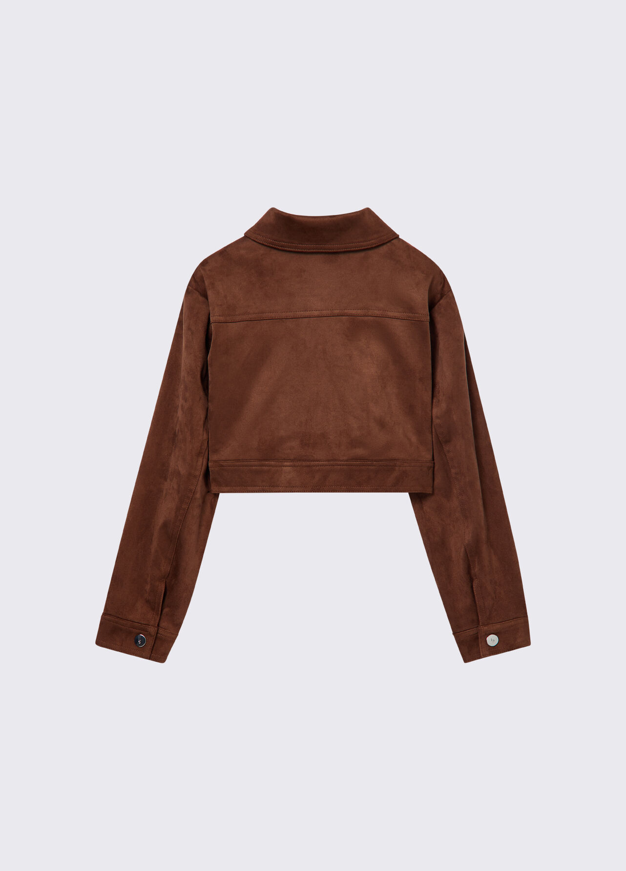 Giacca in microfibra - BROWN