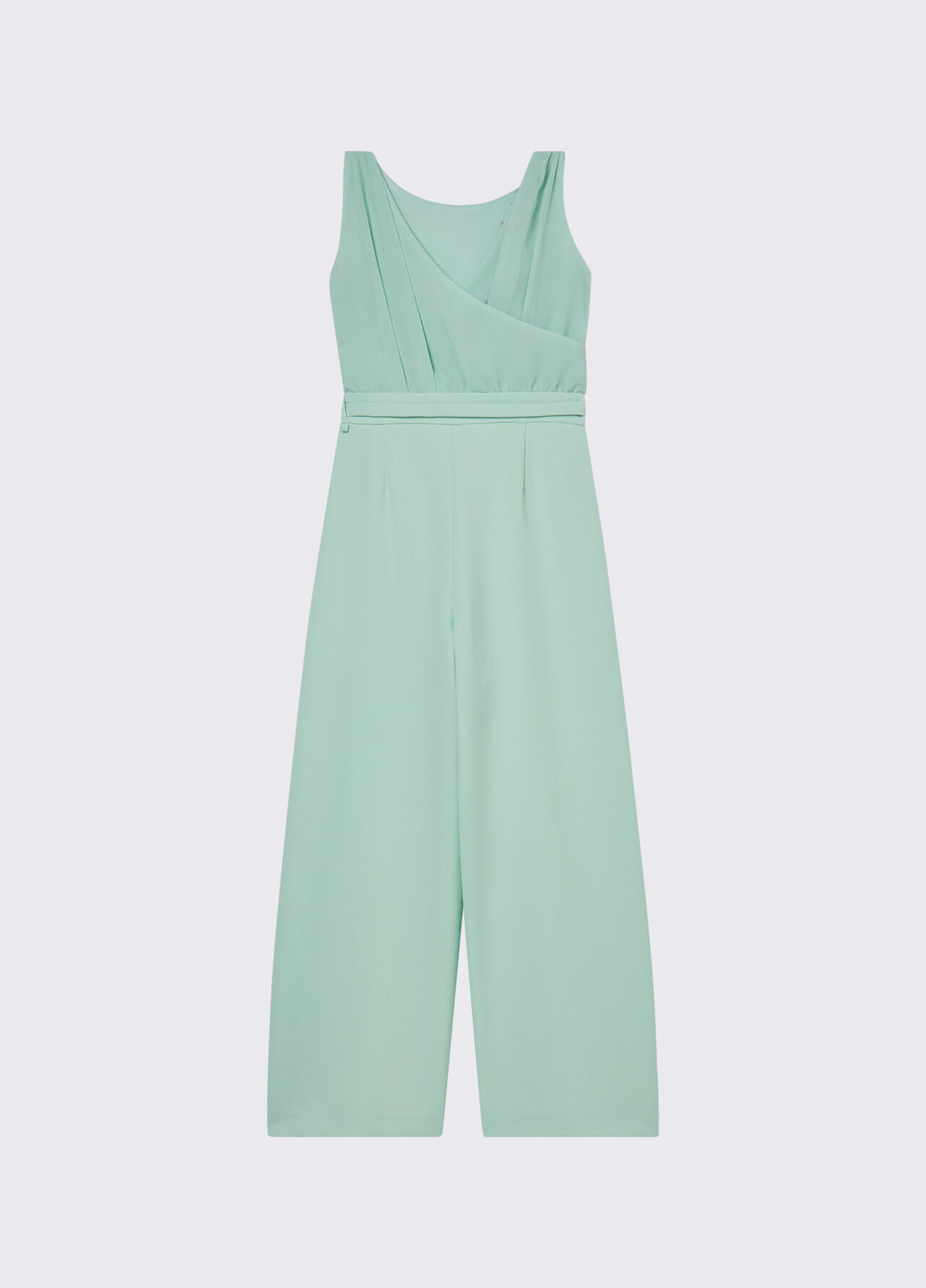 Tuta elegante con cintura - MINT GREEN