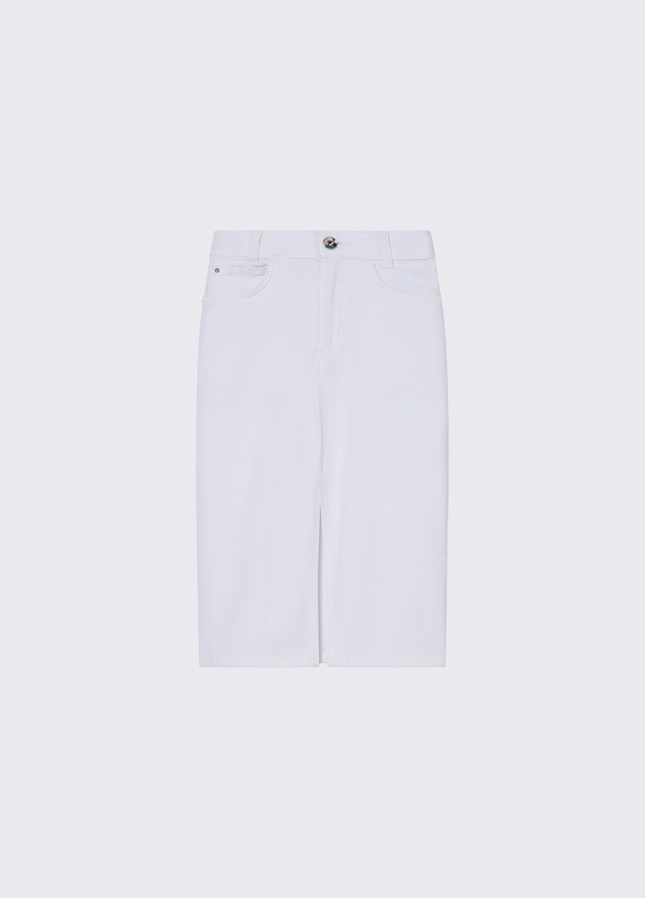 Gonna longuette - WHITE