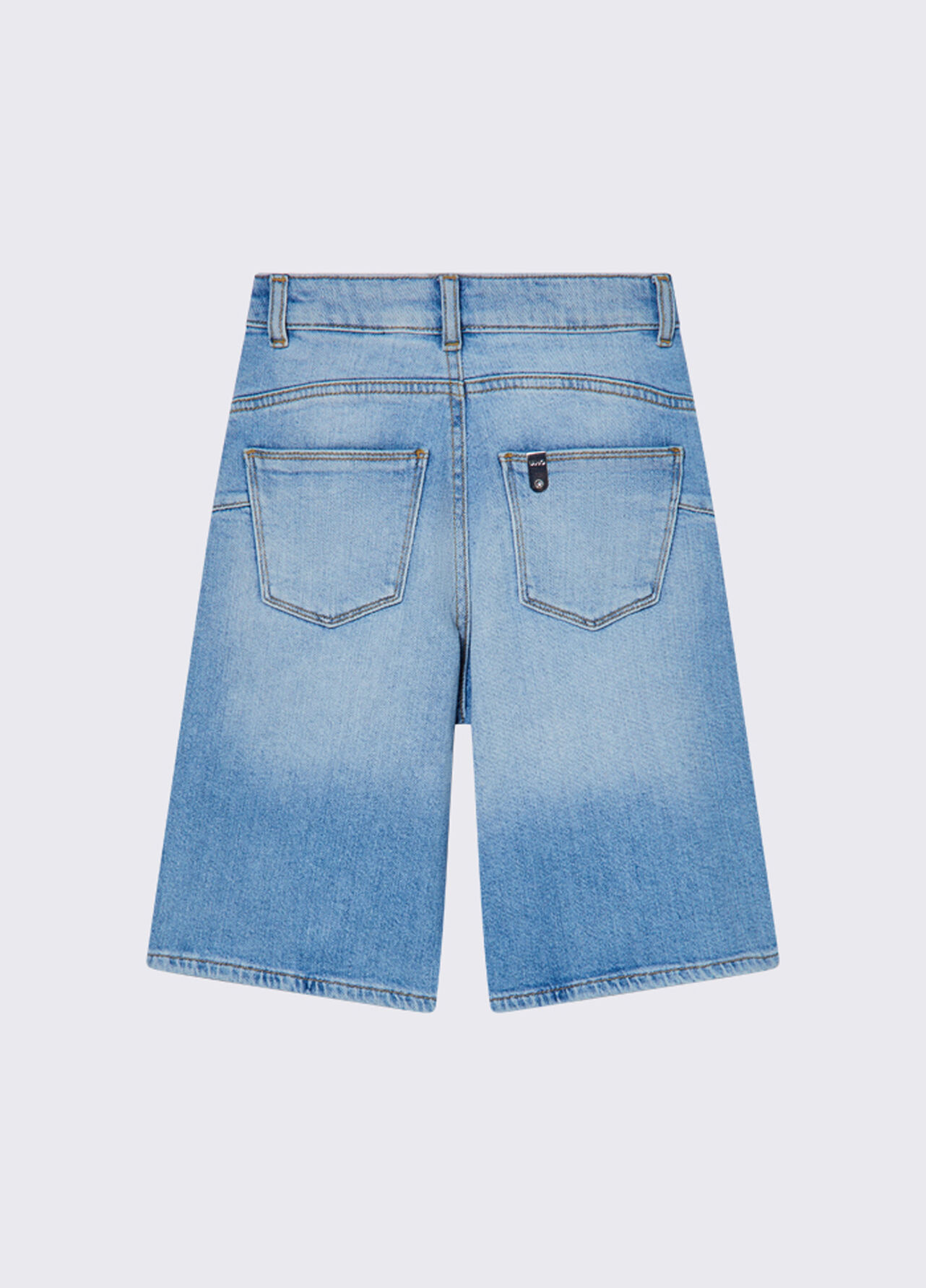 Bermuda in denim - LIGHT BLUE DENIM