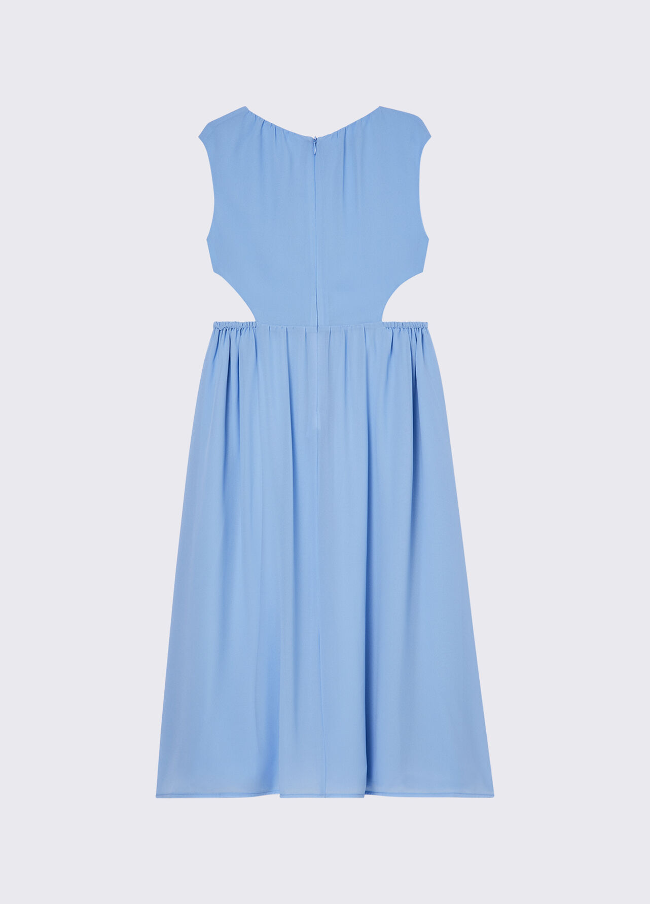 Abito lungo con cut-out - LIGHT BLUE
