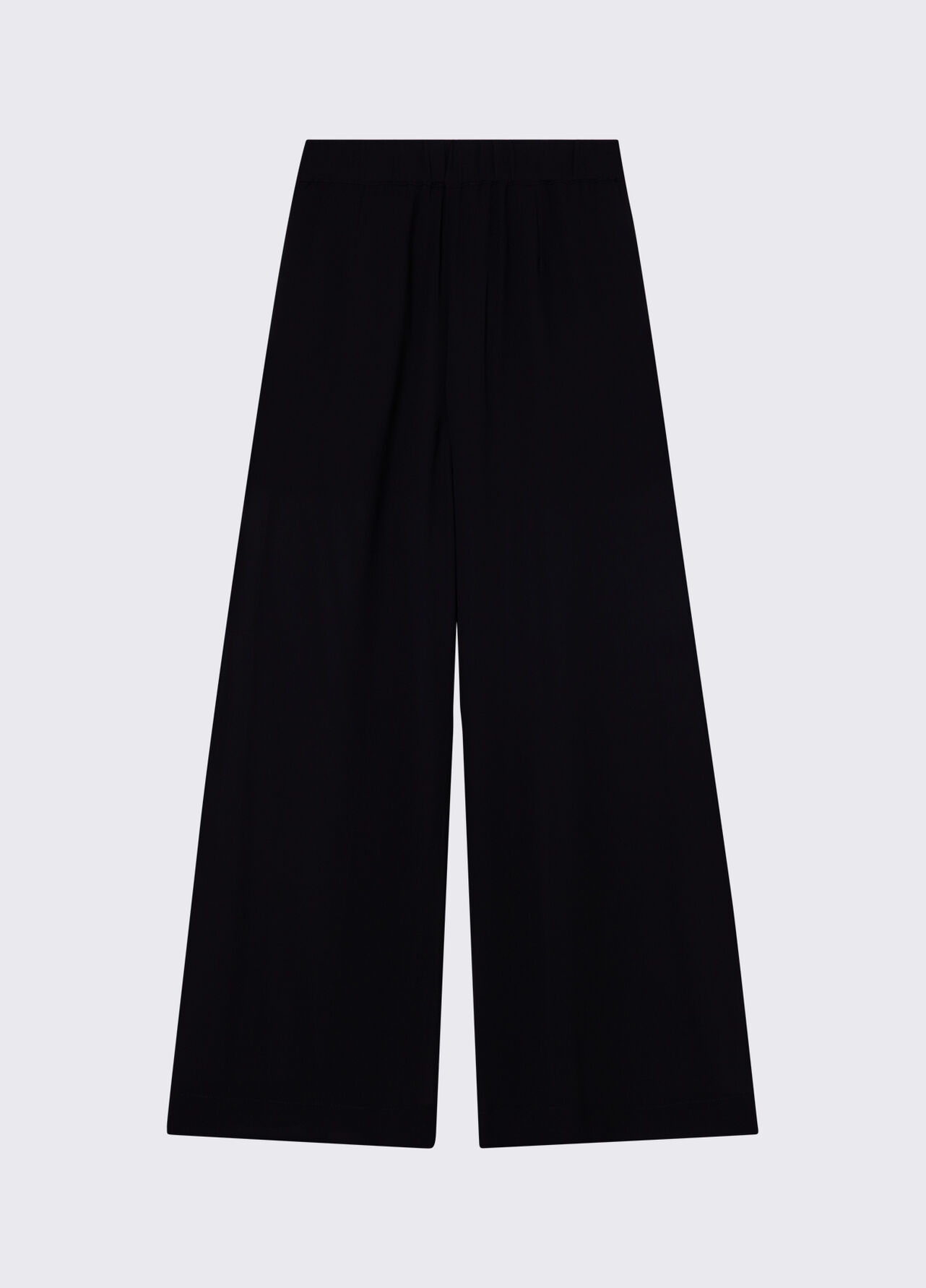 Pantaloni flare con bottoni logati - BLACK