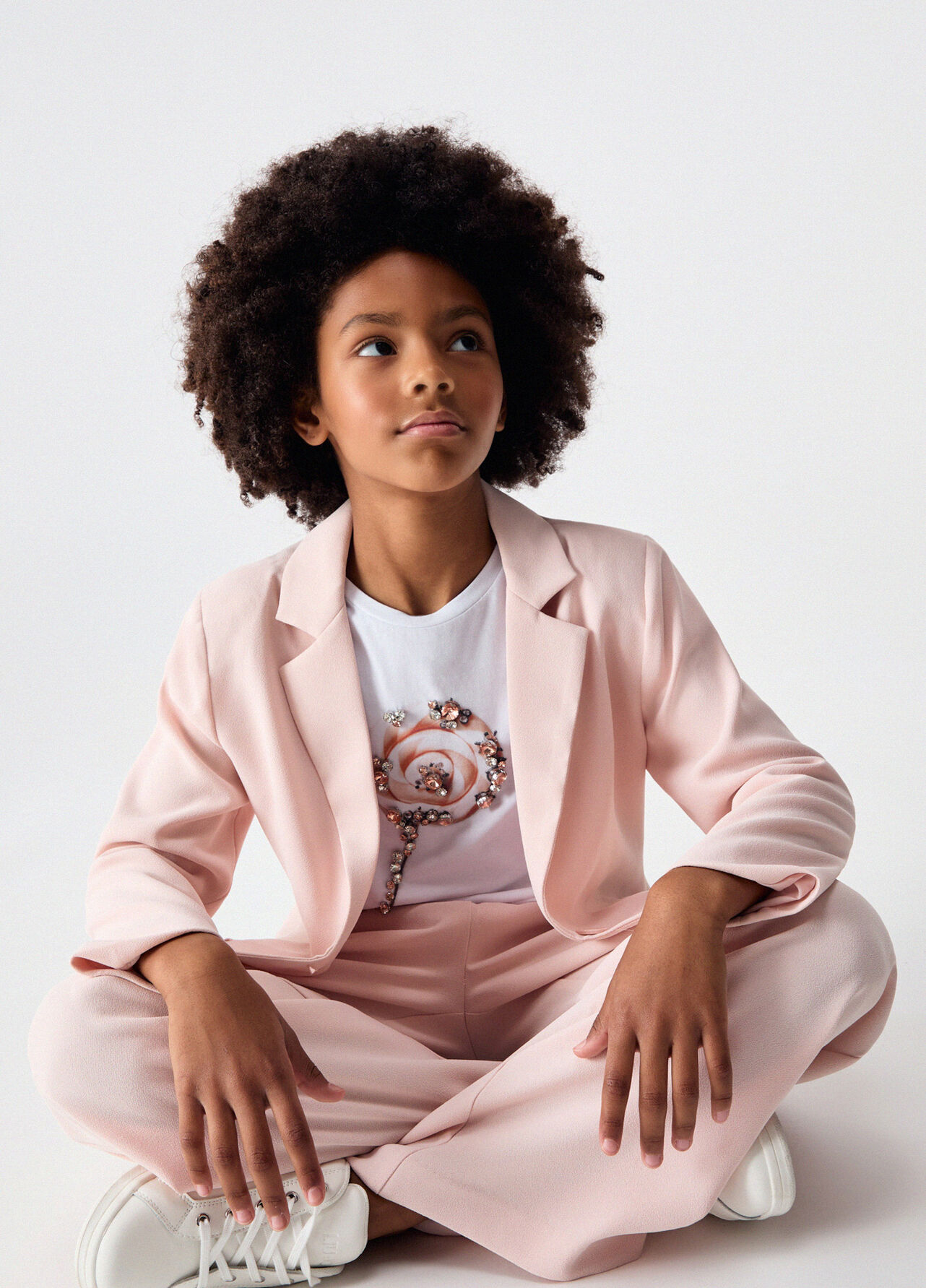 T-shirt con stampa e castoni - LOLLIPOP MULTICOLOR