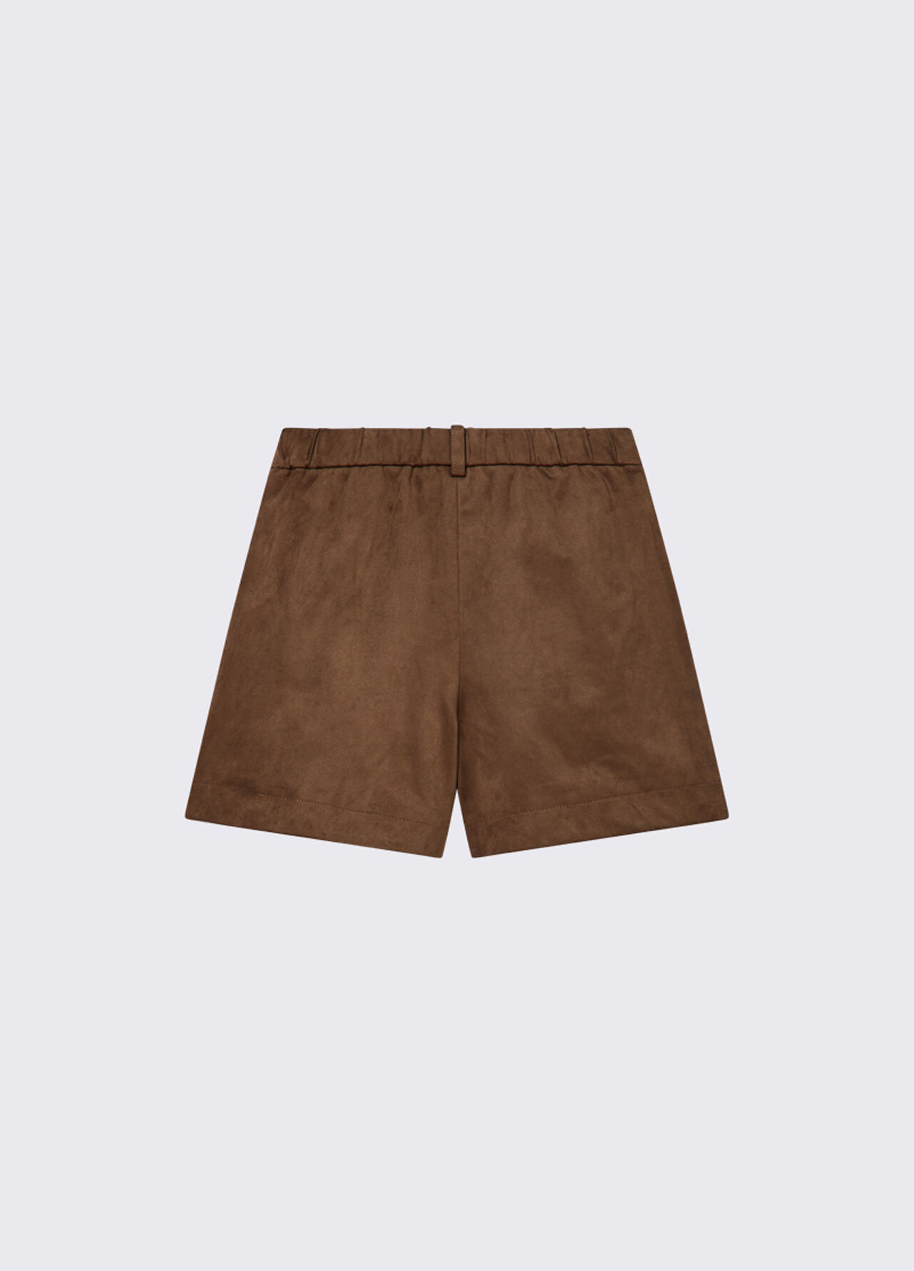Short in microfibra - BROWN
