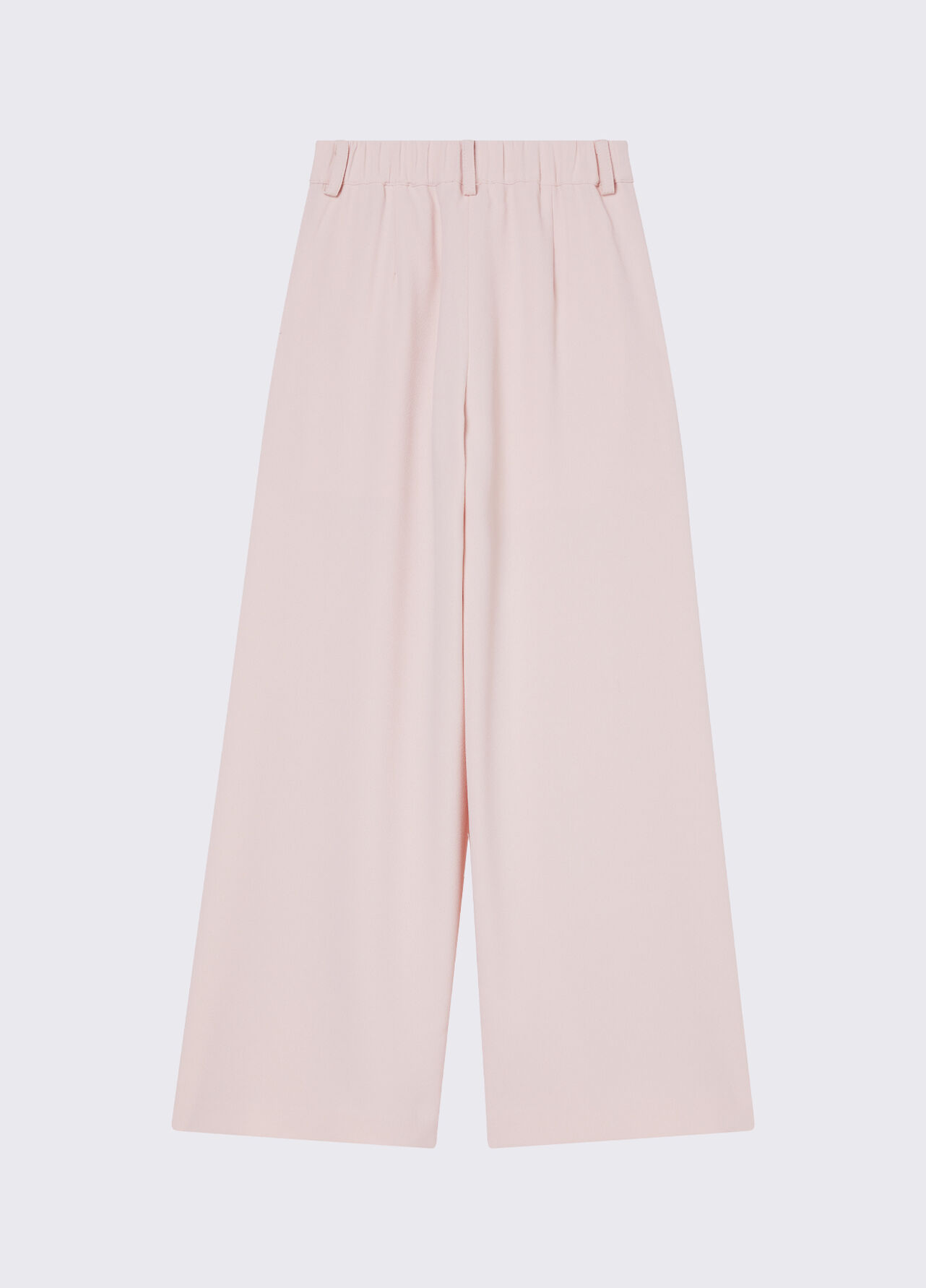 Pantaloni palazzo in envers satin - PEACH PINK