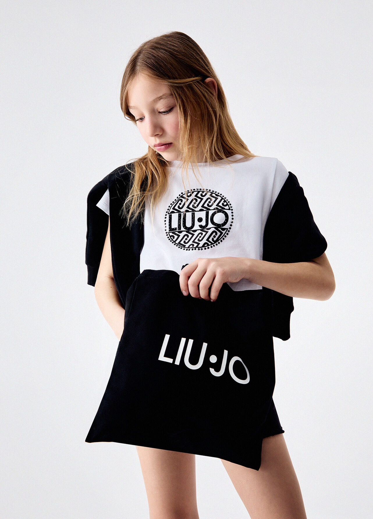 Set t-shirt e shopper - WHITE