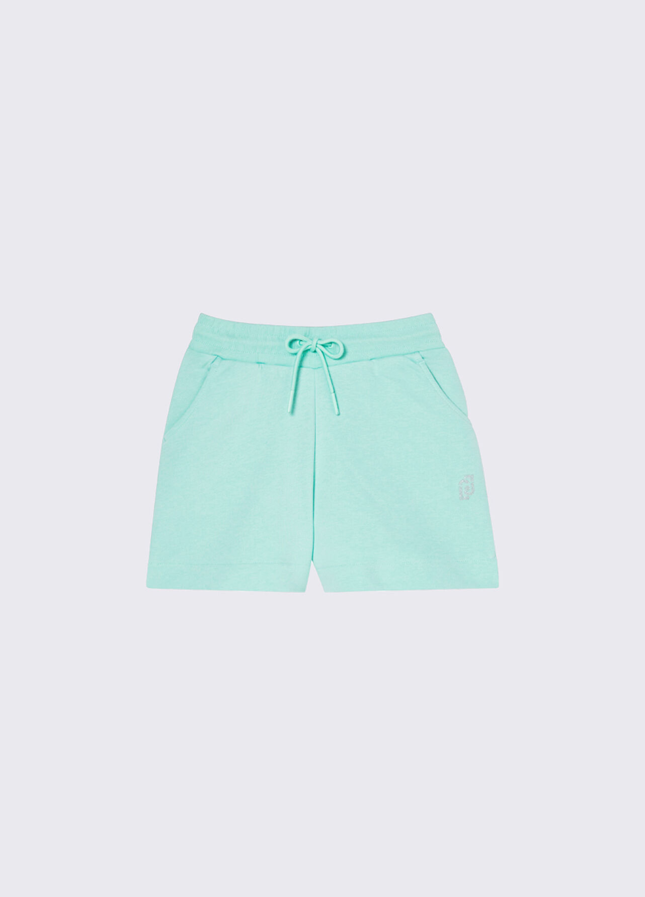 Pantaloni corti in felpa - MINT GREEN