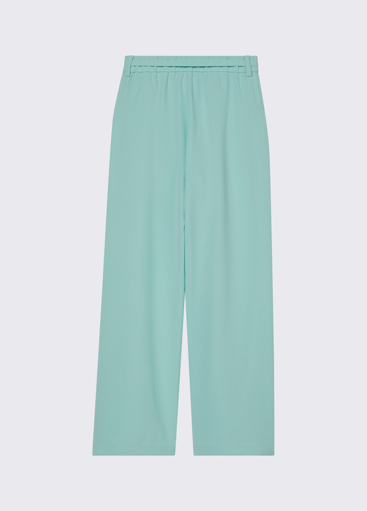 Pantaloni in envers satin - MINT GREEN