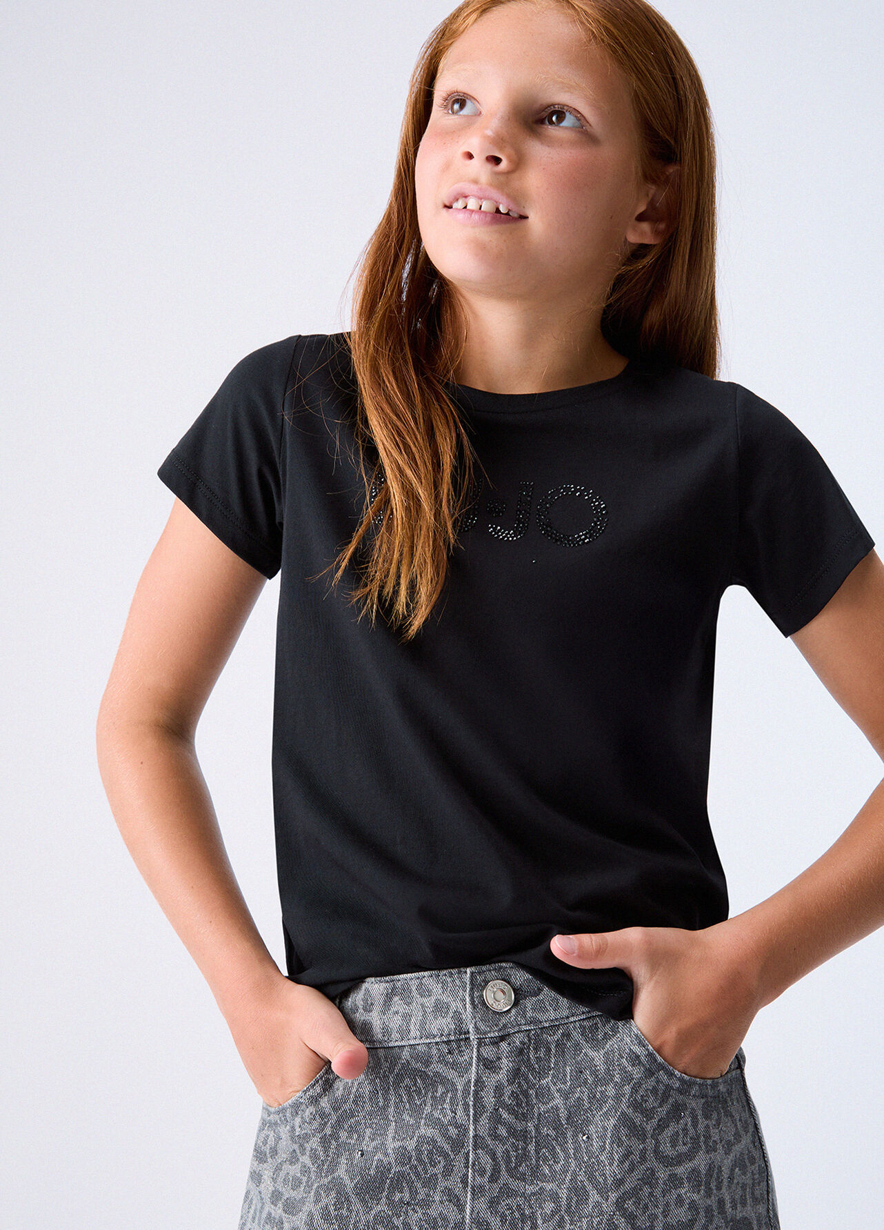 T-shirt con logo - BLACK
