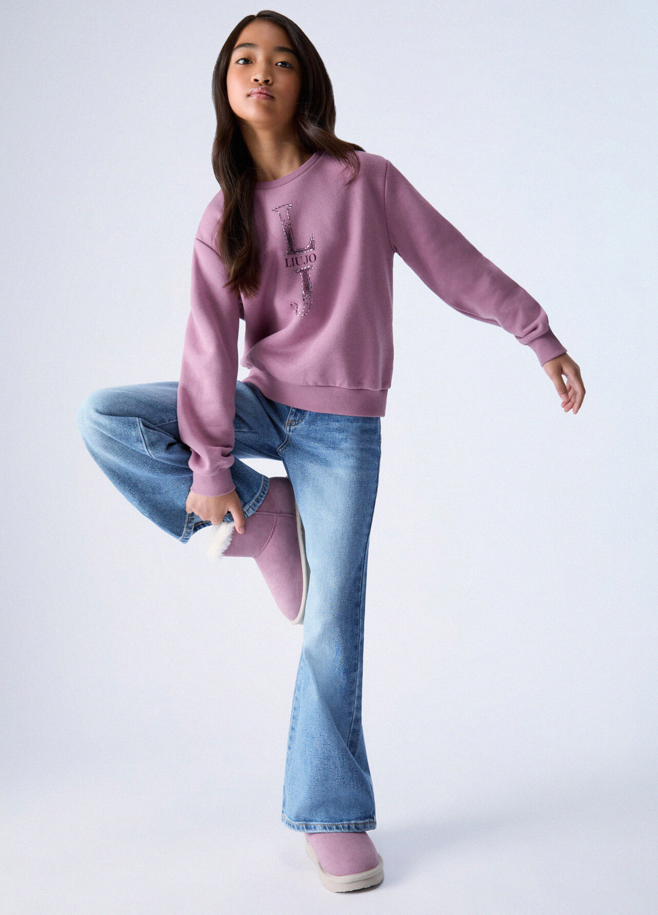 Felpa con logo - ORCHID