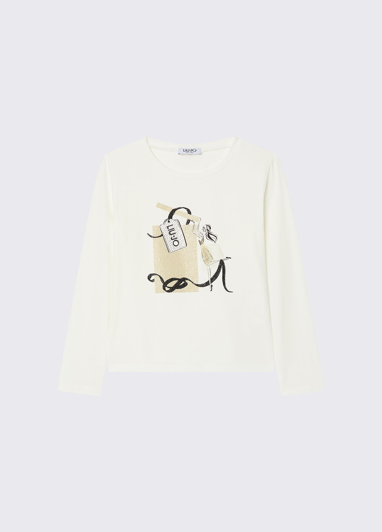 T-shirt a maniche lunghe - WHITE