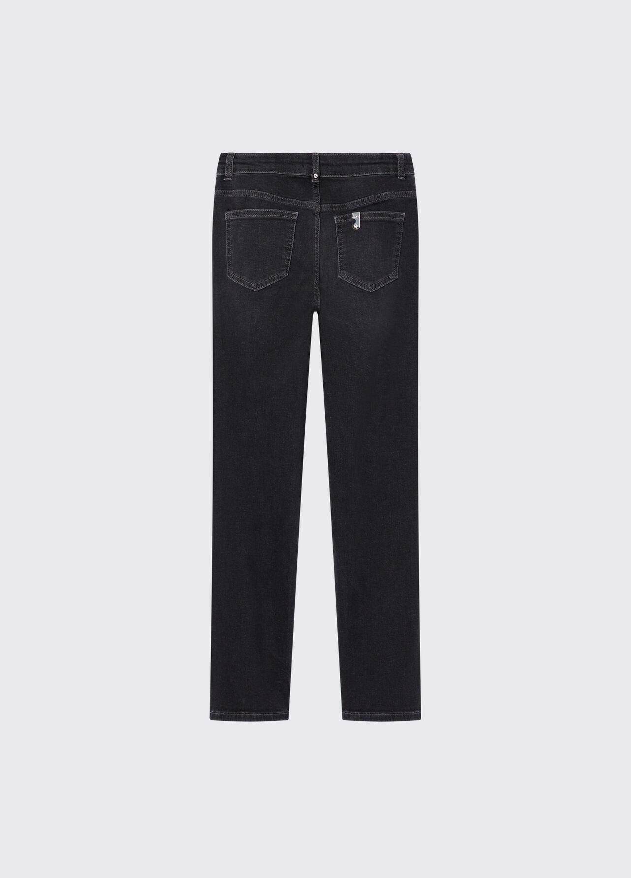 Pantalone straight - BLACK DENIM