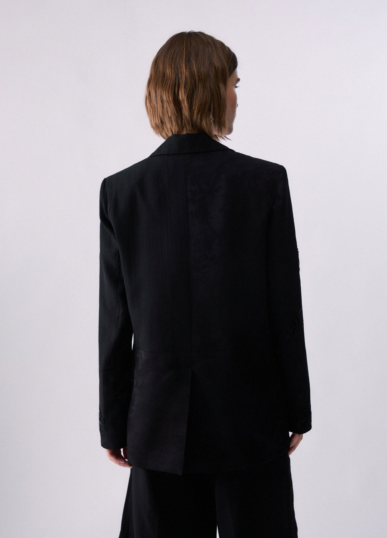 Giacca con ricami gioiello - BLACK