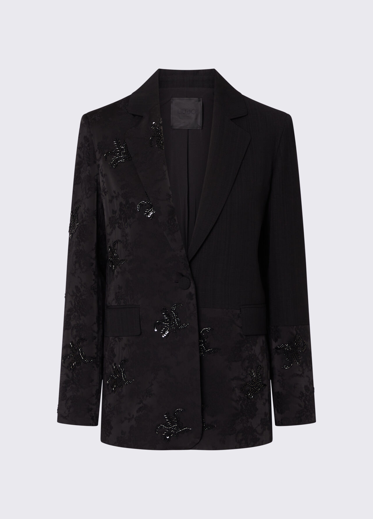 Giacca con ricami gioiello - BLACK