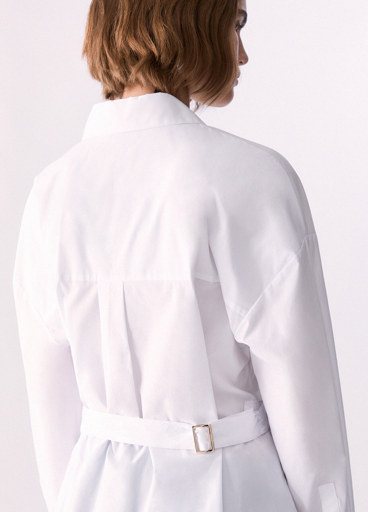 Camicia in popeline - OPTIC WHITE