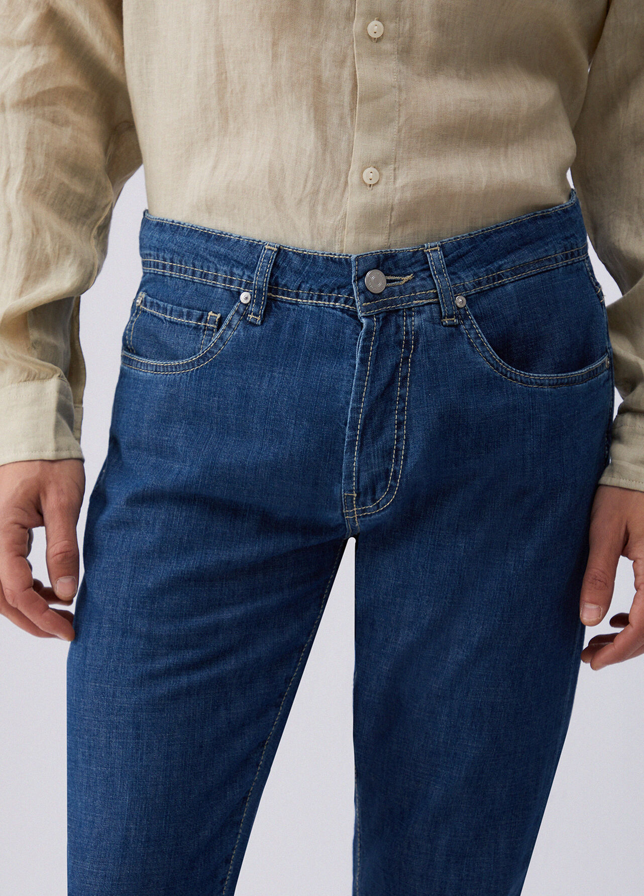 Jeans slim fit - BLUE DENIM