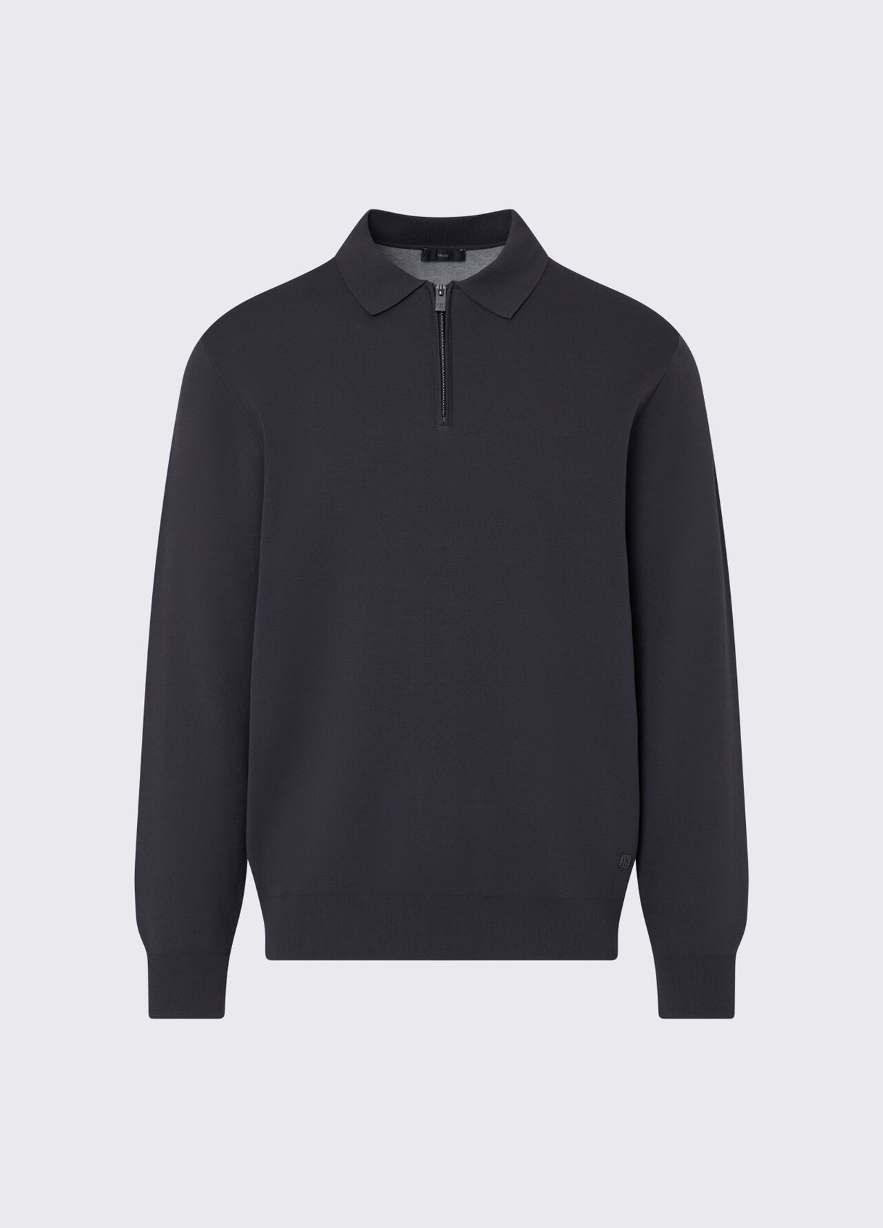 Polo in cotone rasato - DARK GREY