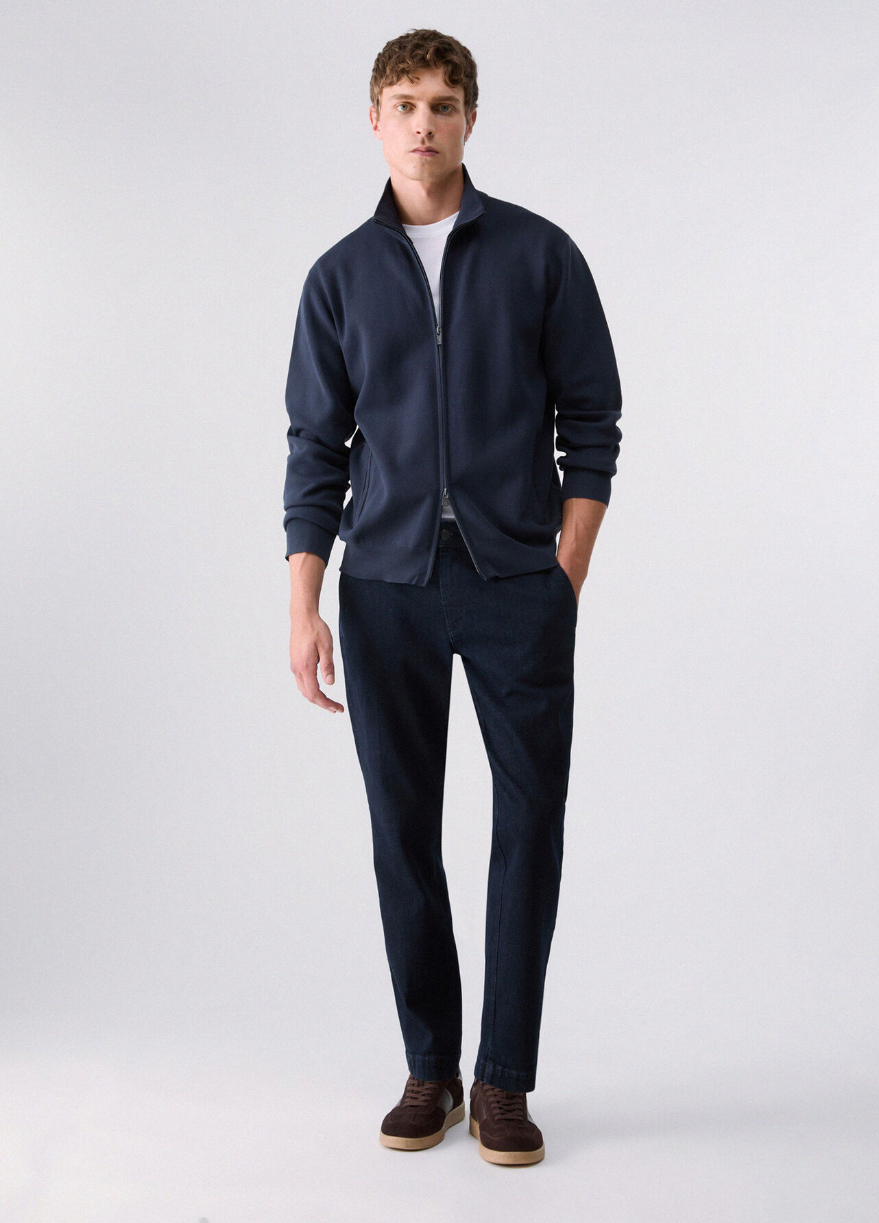 Jeans chino slim fit - CLASSIC BLUE DENIM