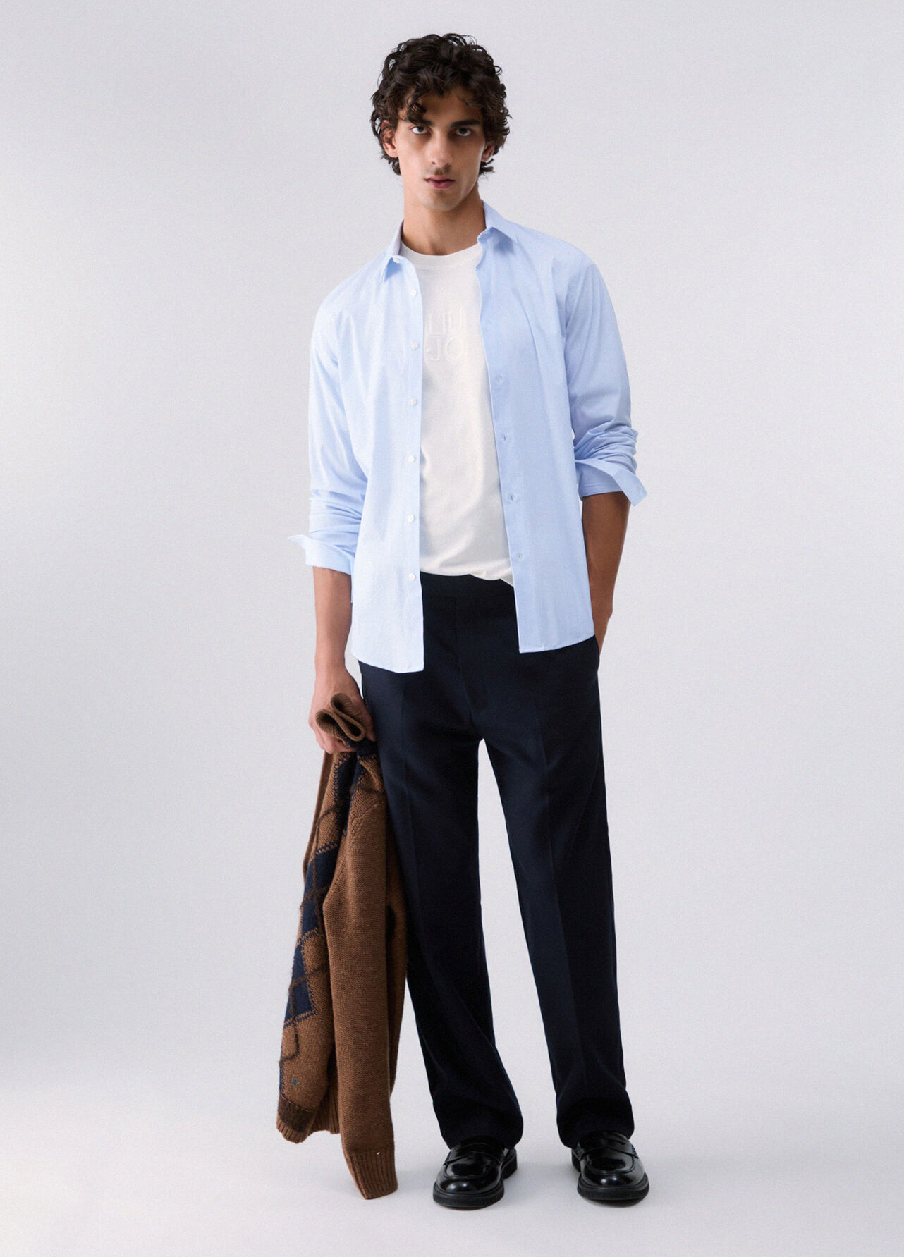 Pantaloni relaxed fit - DARK BLUE