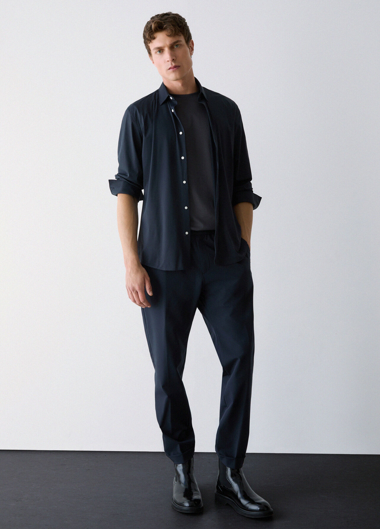 Joggers regular fit - DARK BLUE