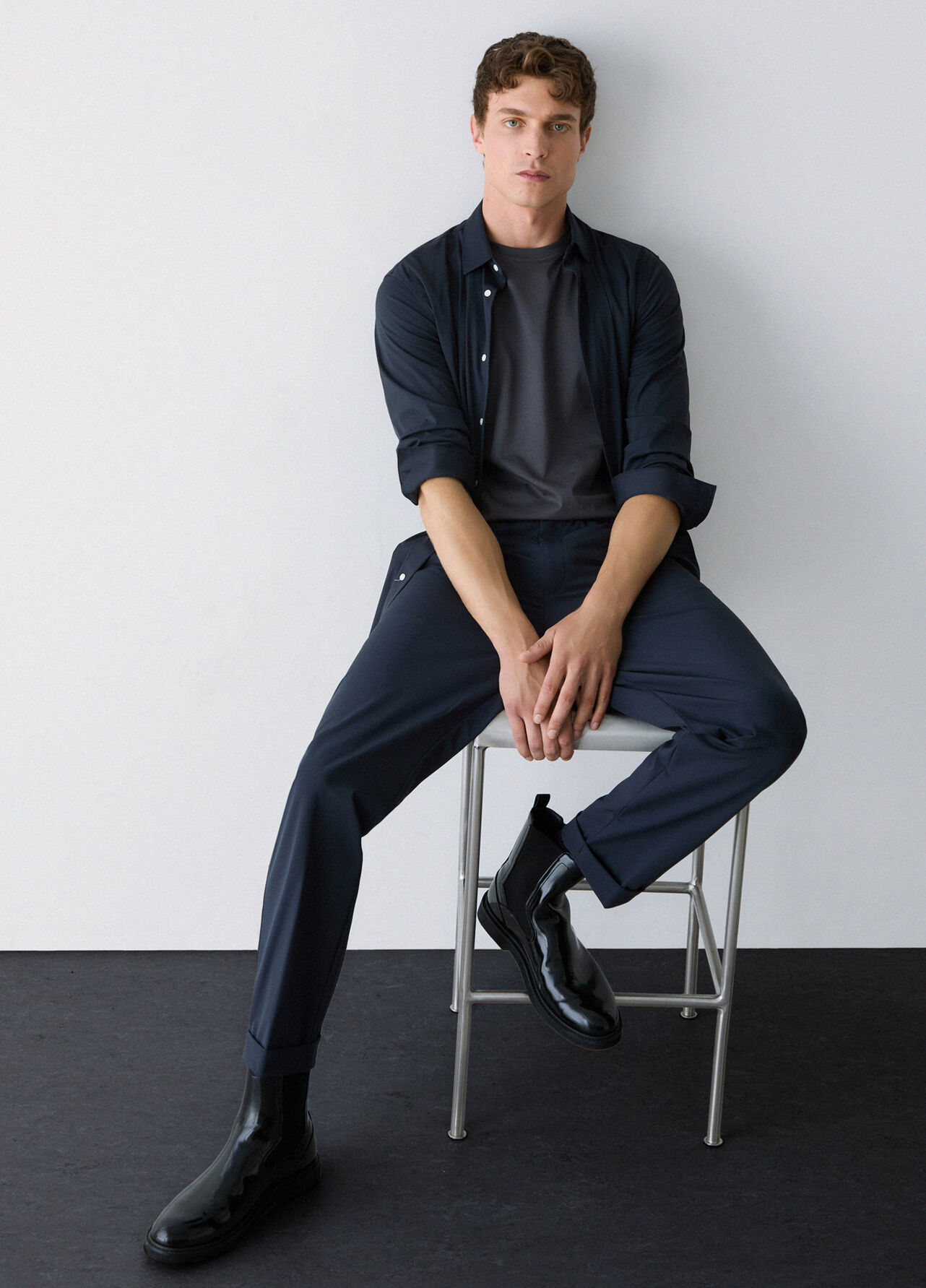 Joggers regular fit - DARK BLUE