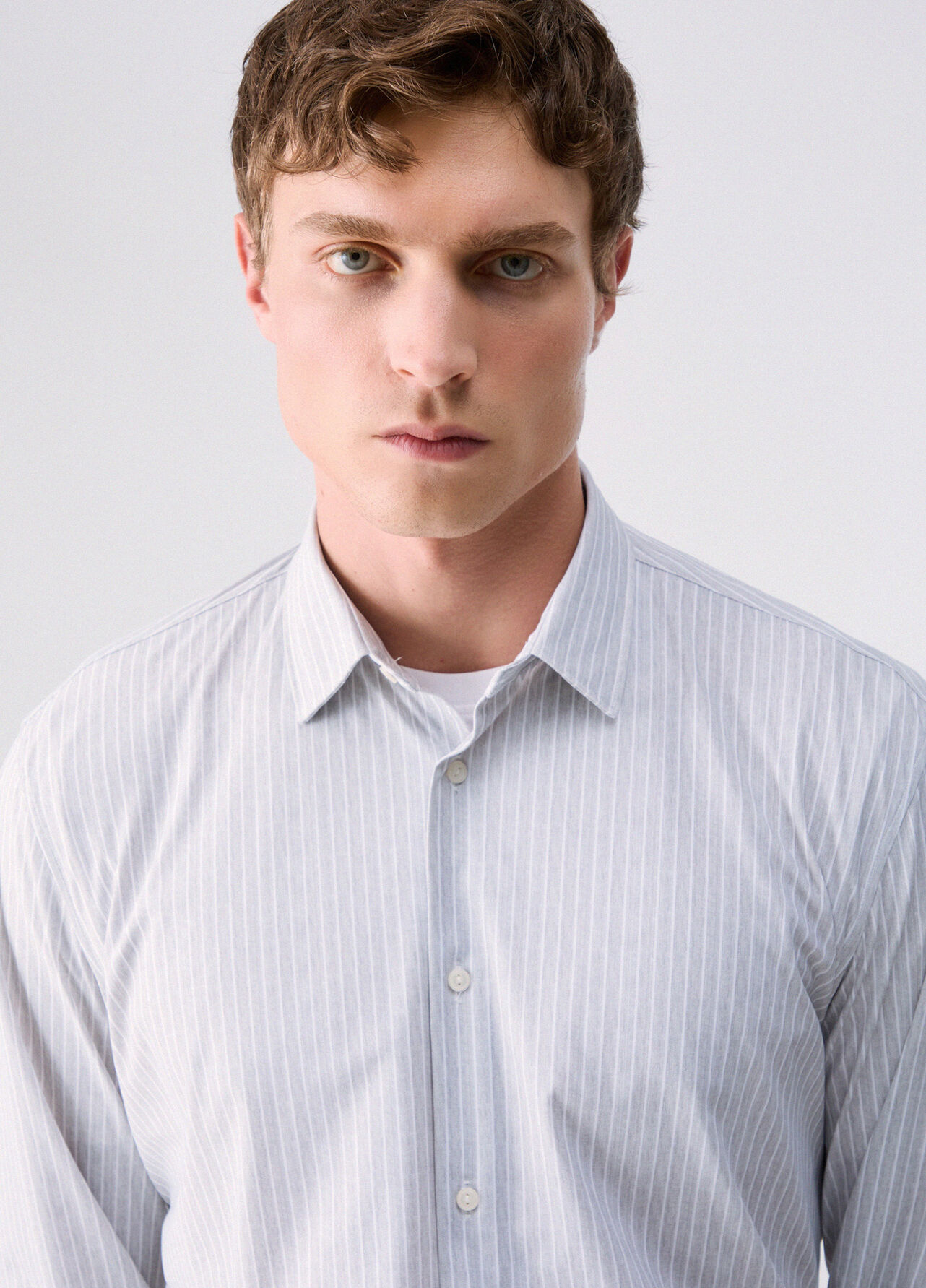 Camicia in jersey Lycra® - GREY