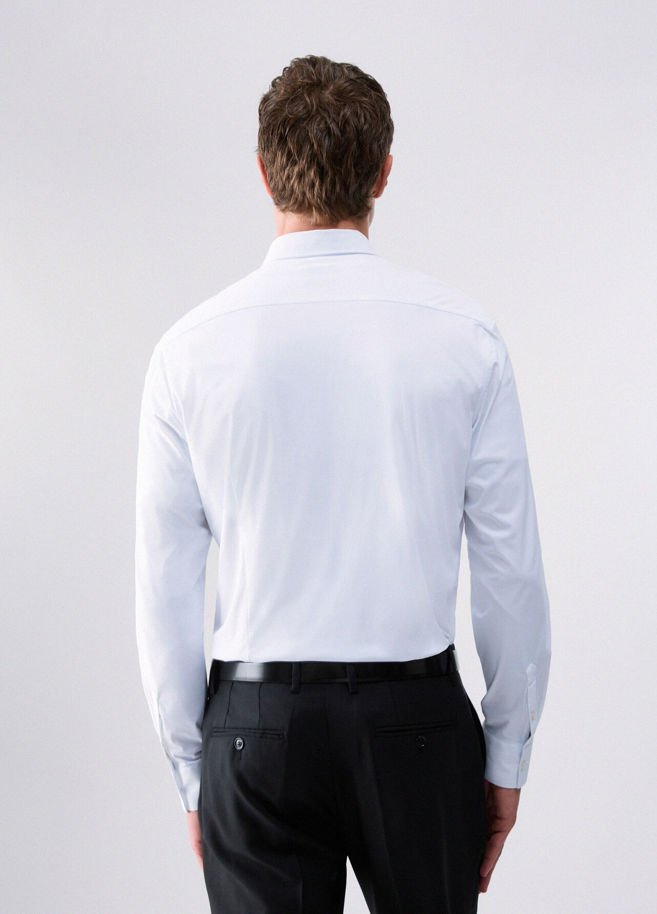Camicia in jersey Lycra® - WHITE