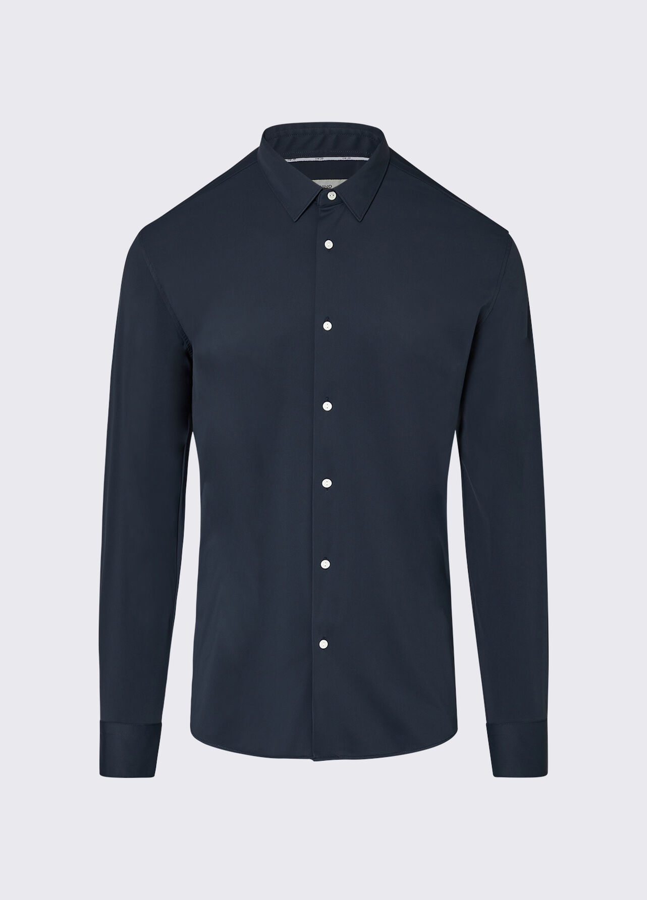 Camicia in jersey Lycra® - DARK BLUE