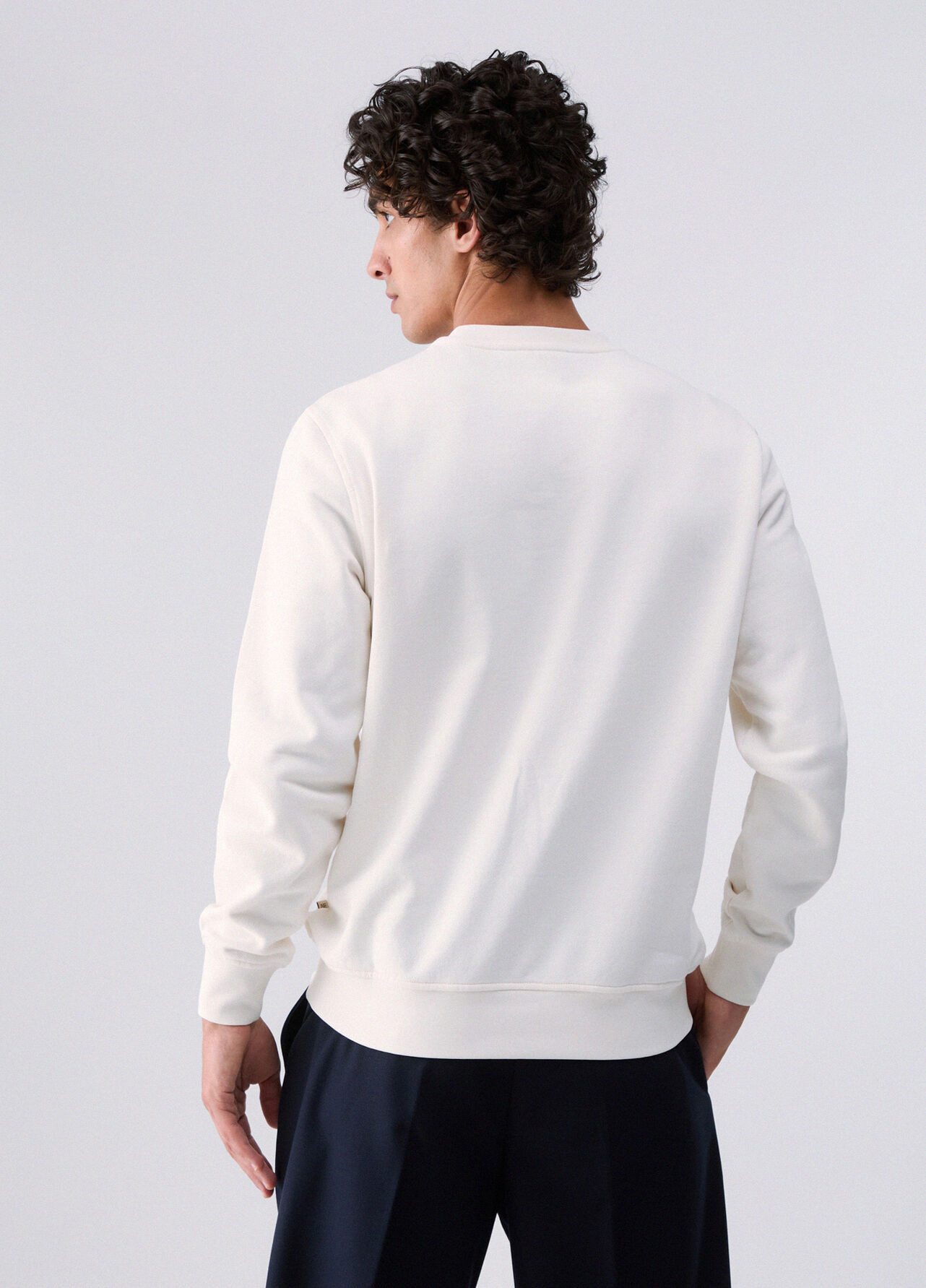 Felpa con logo - WHITE