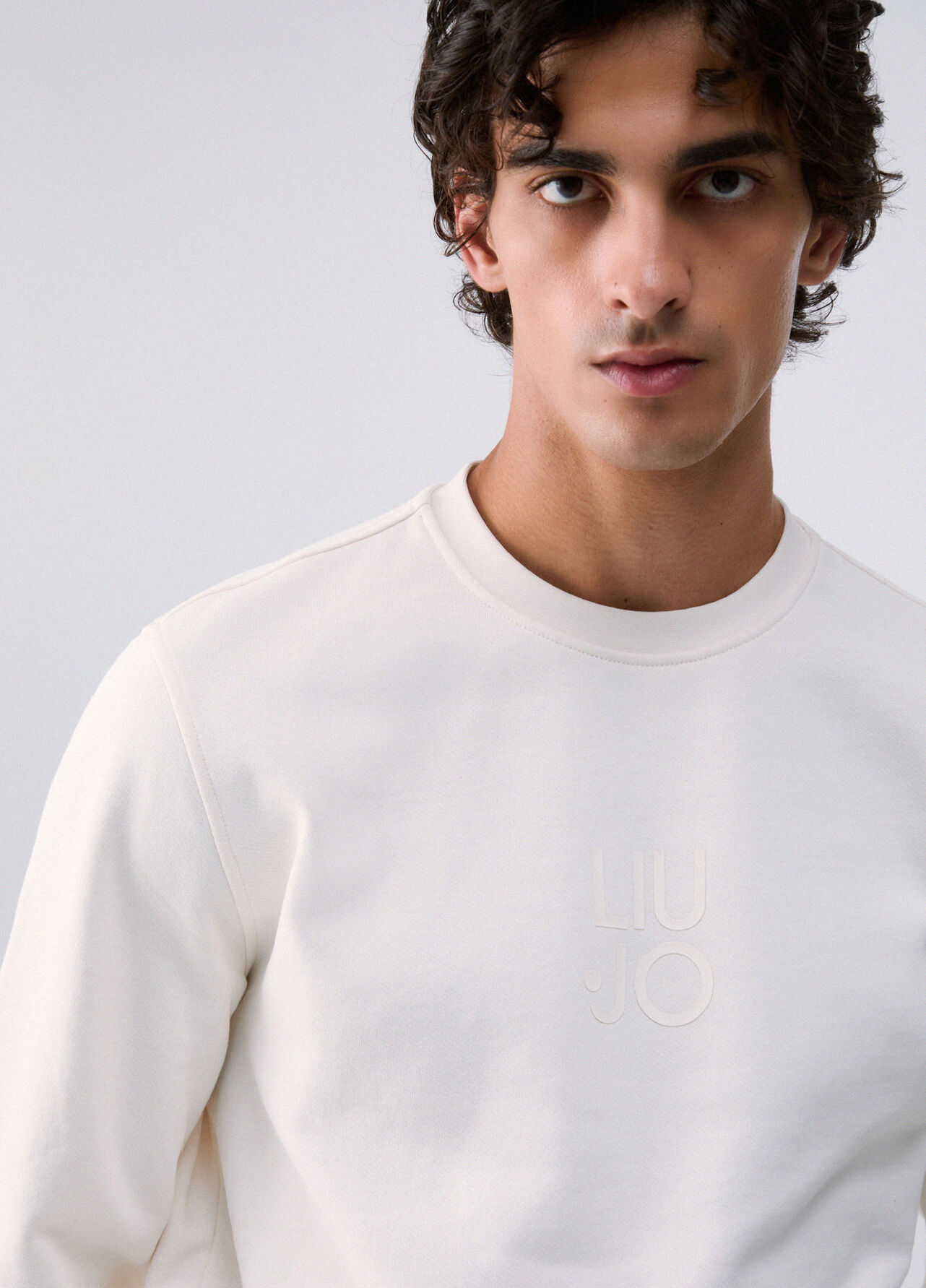 Felpa con logo - WHITE