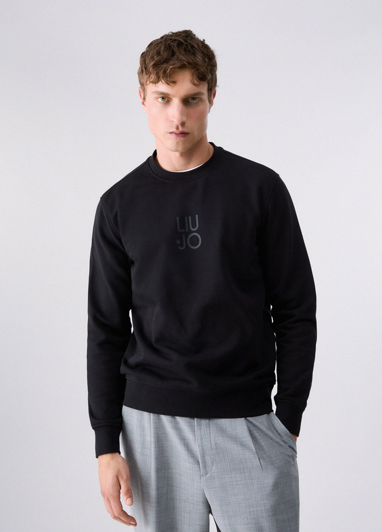 Felpa con logo - BLACK