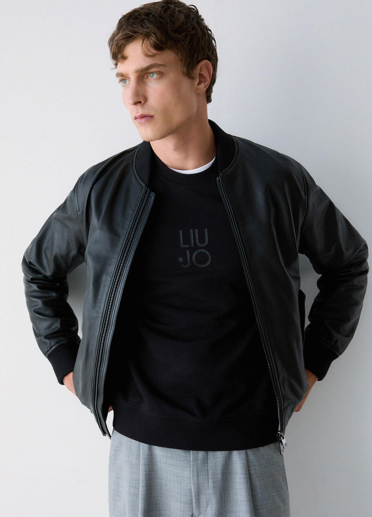 Felpa con logo - BLACK