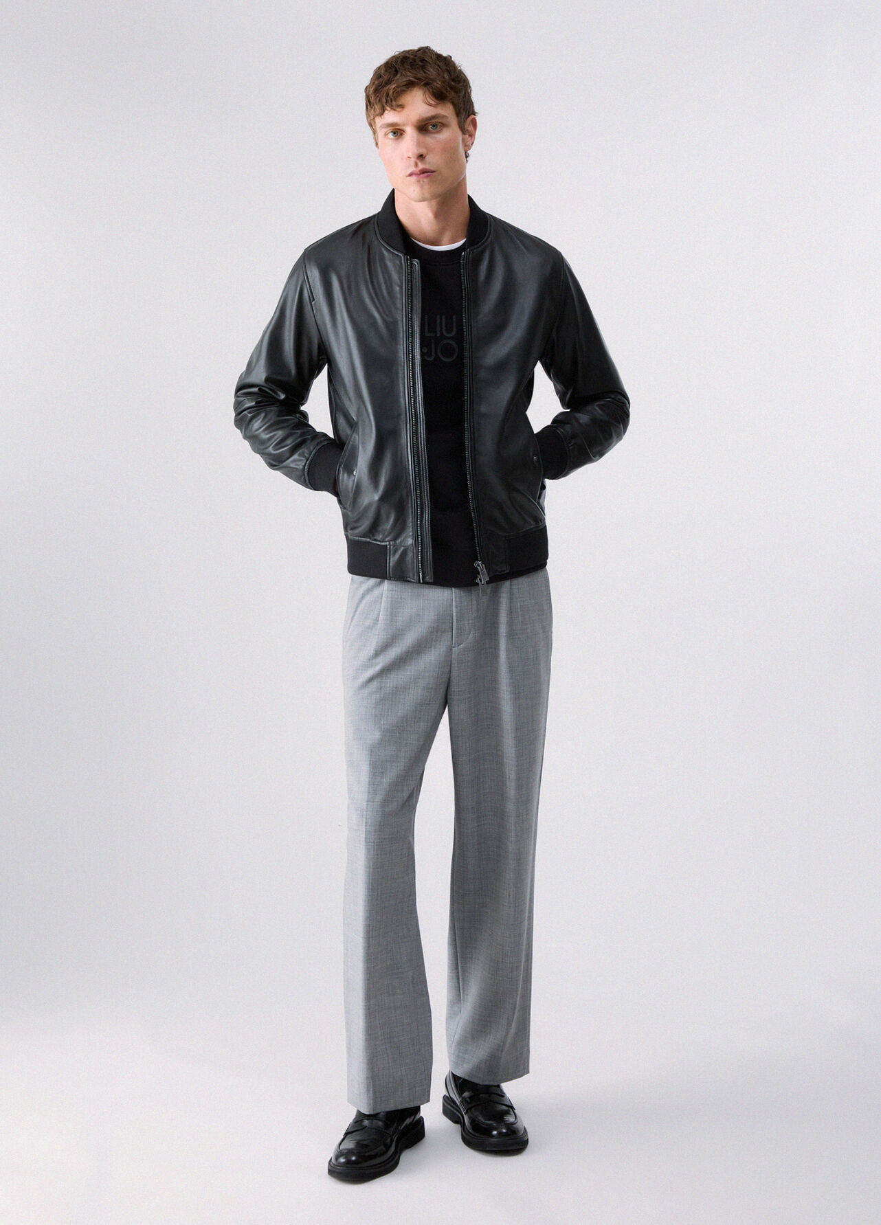 Felpa con logo - BLACK
