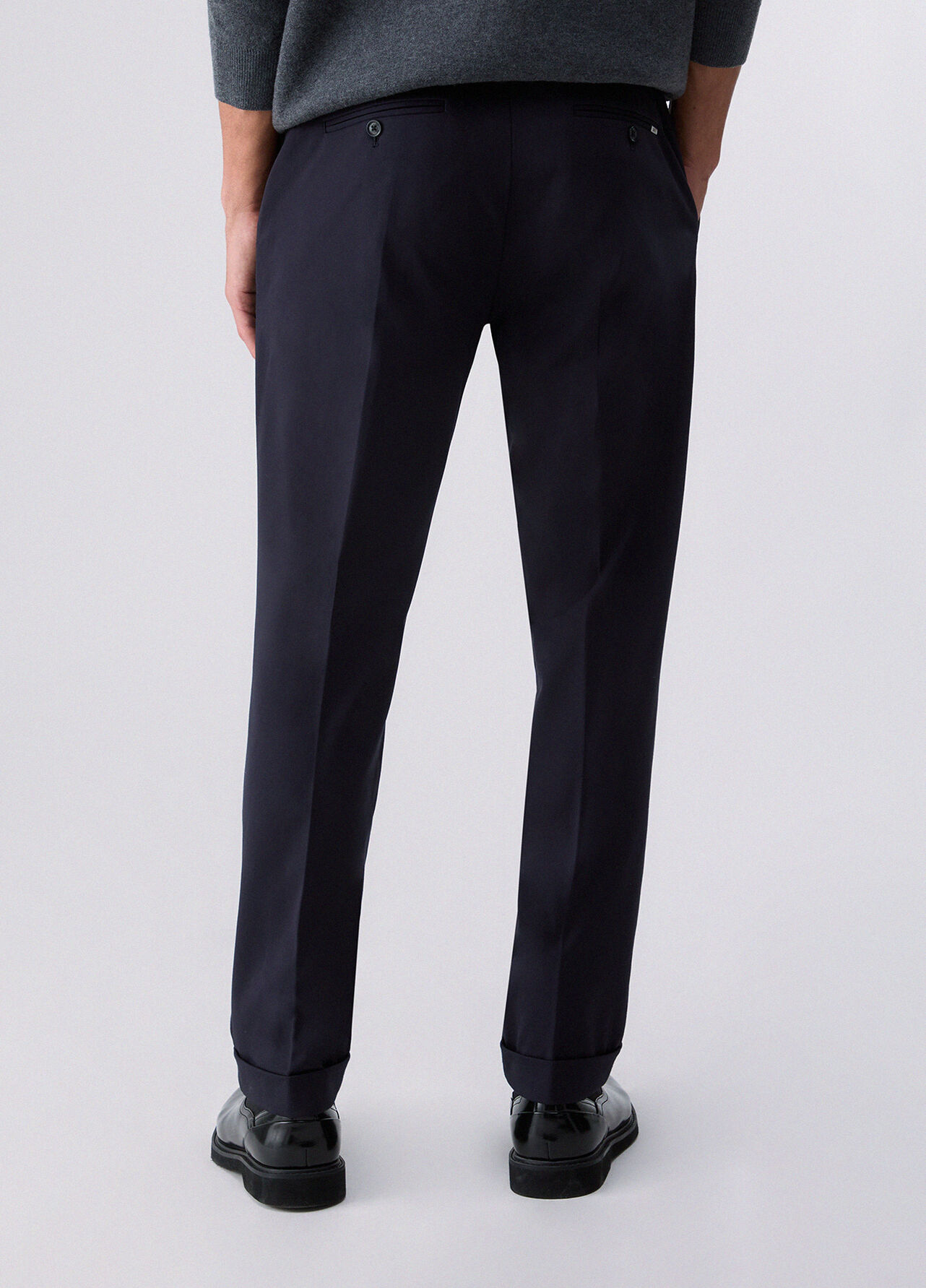 Pantaloni jogger jersey - DARK BLUE