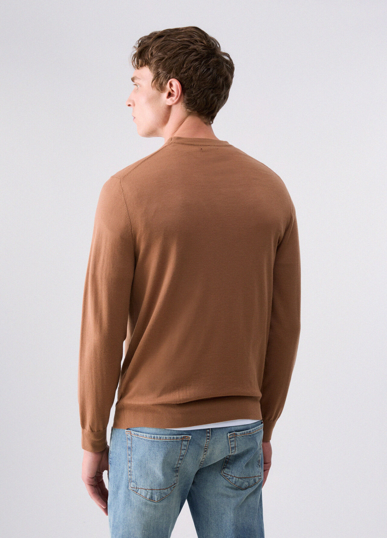 Maglia in lana merino - BEIGE