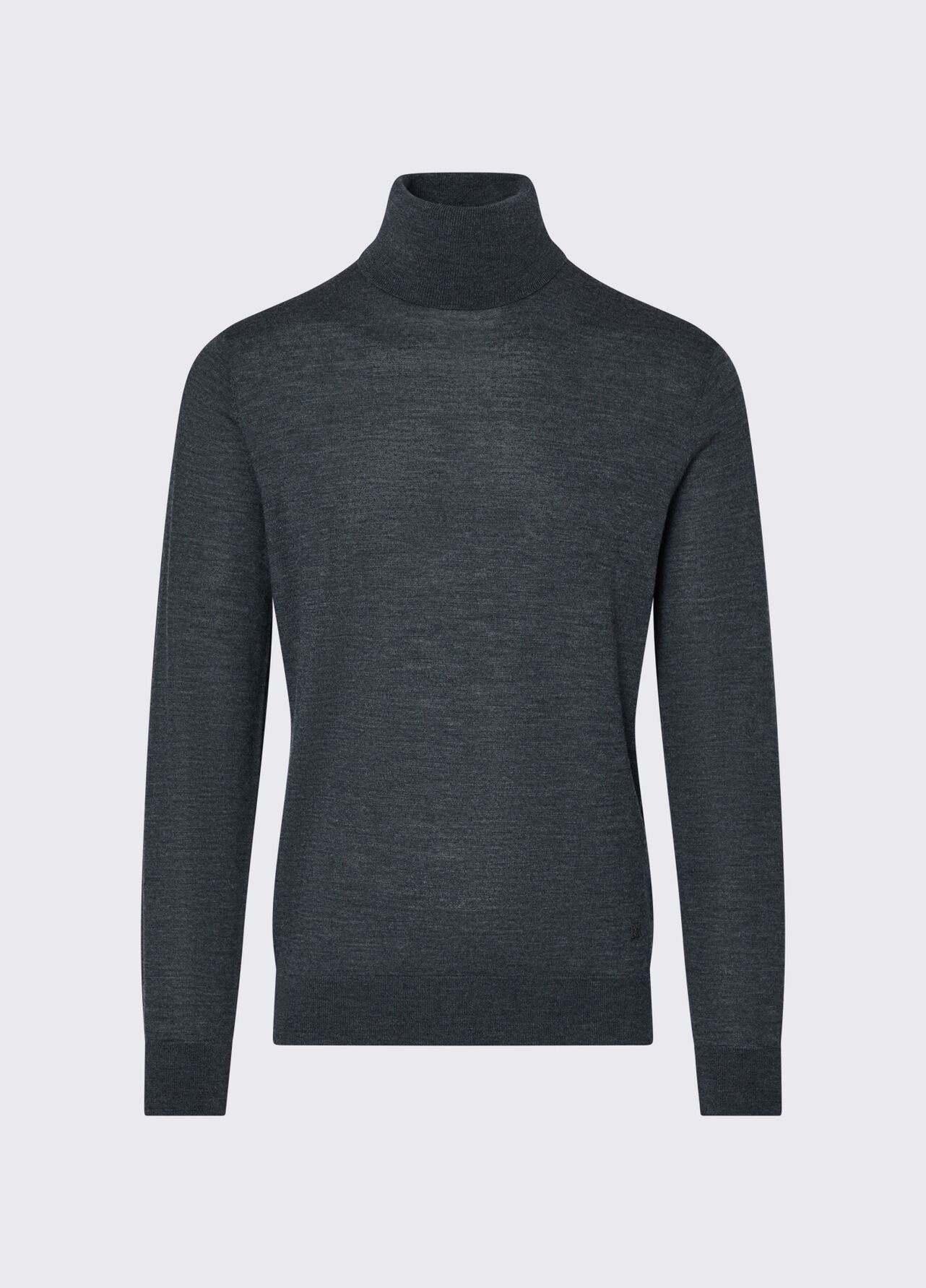 Dolcevita in lana merino - DARK GREY