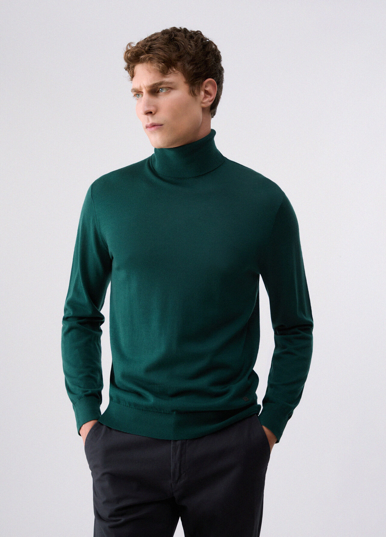 Dolcevita in lana merino - FOREST GREEN