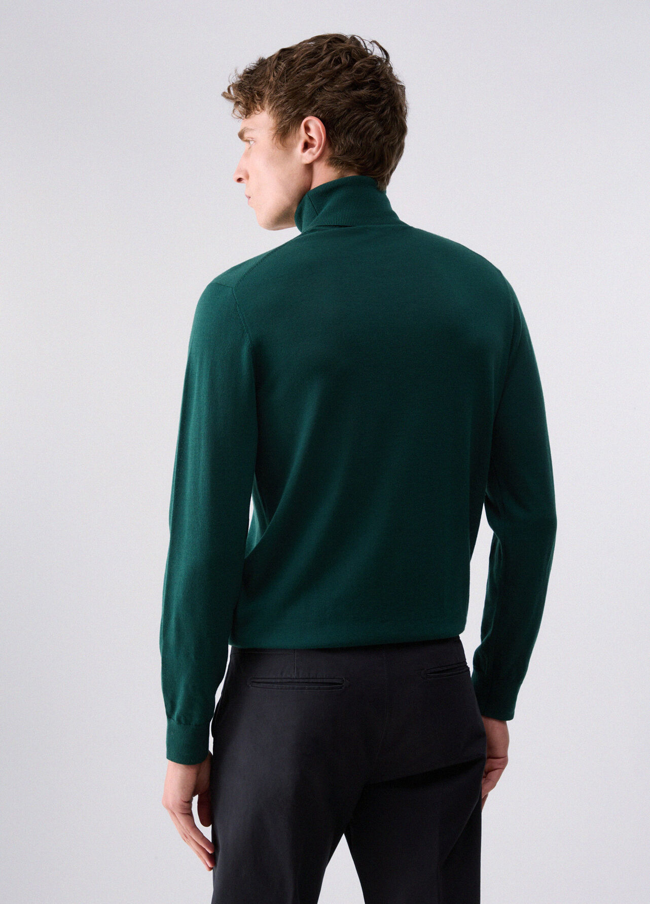 Dolcevita in lana merino - FOREST GREEN