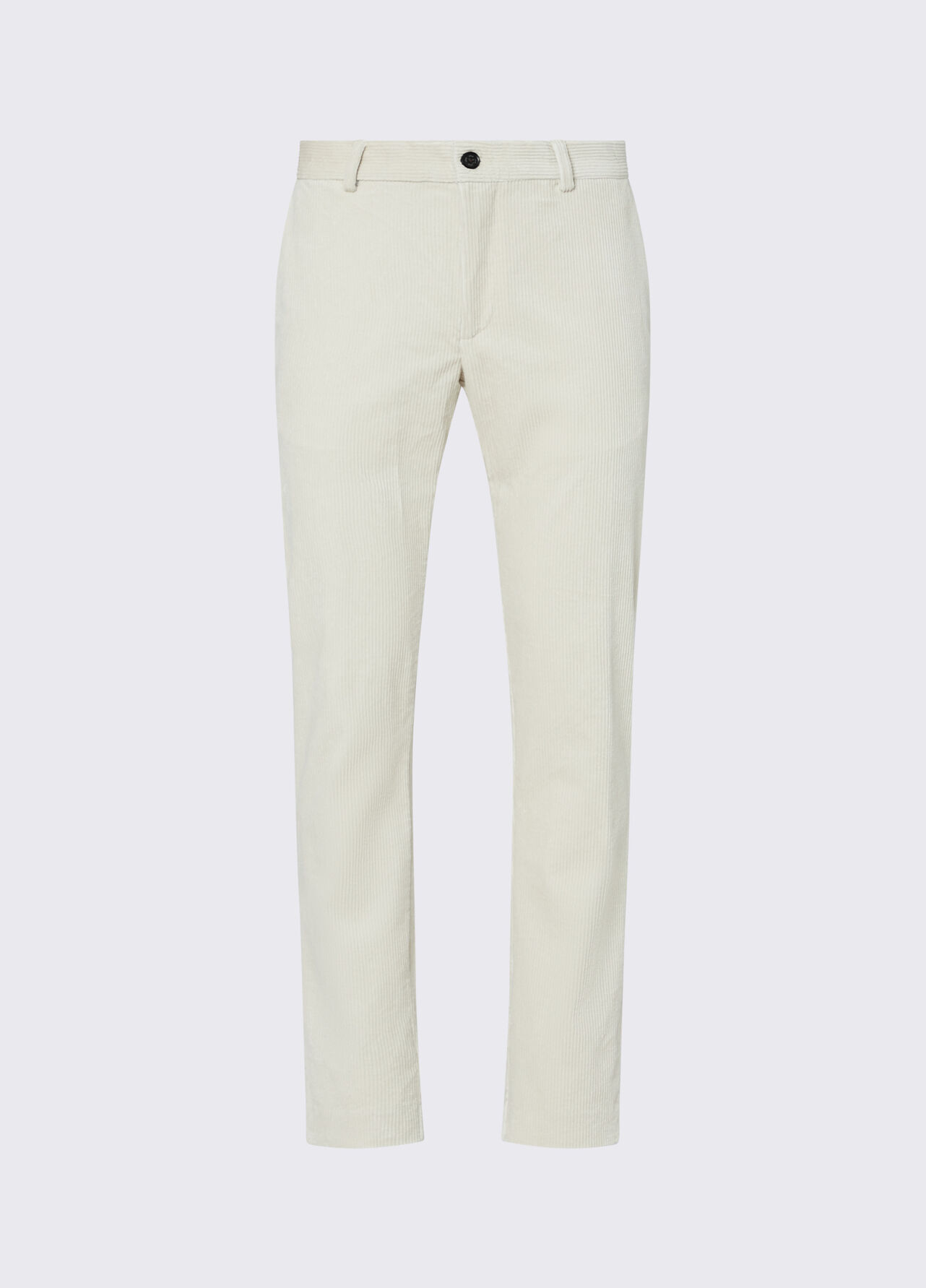 Pantaloni slim fit in velluto - WHITE
