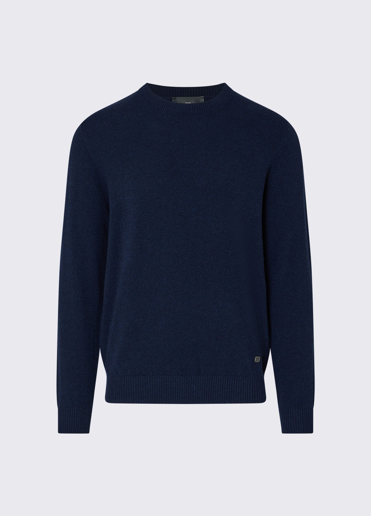 Maglia in lana e cashmere - DARK BLUE