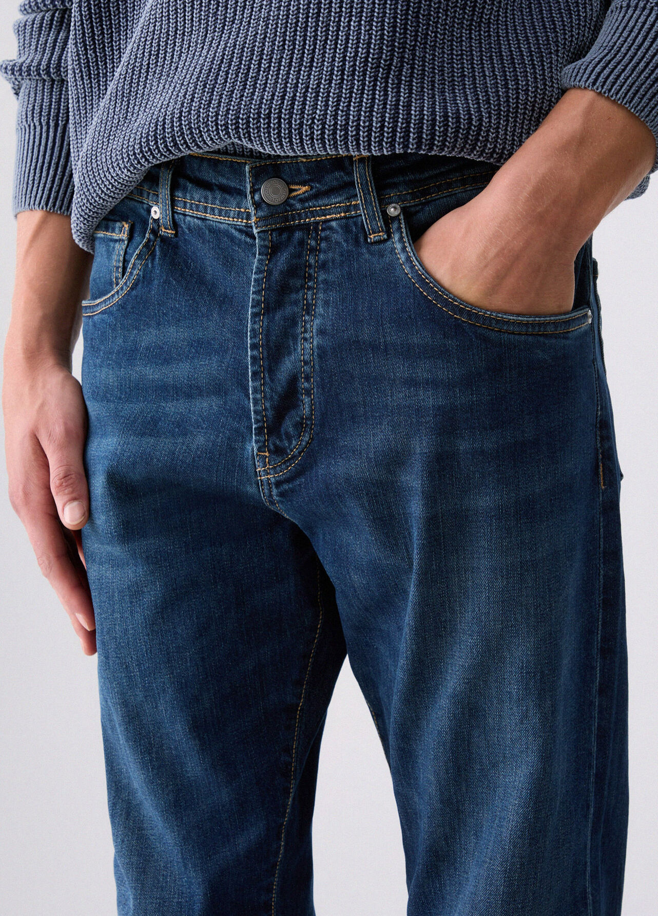 Jeans regular fit - BLUE DENIM