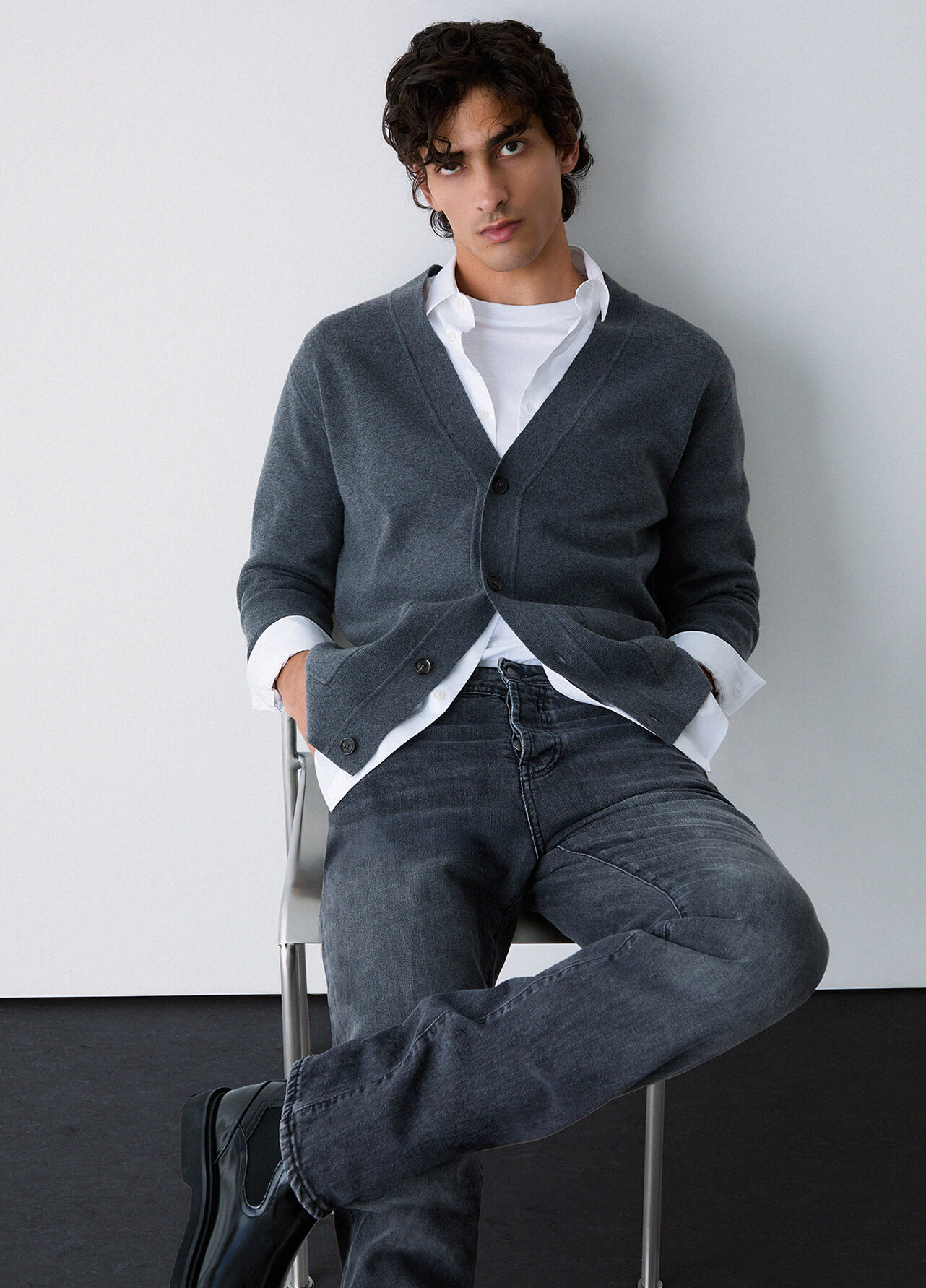 Jeans regular fit - GREY DENIM